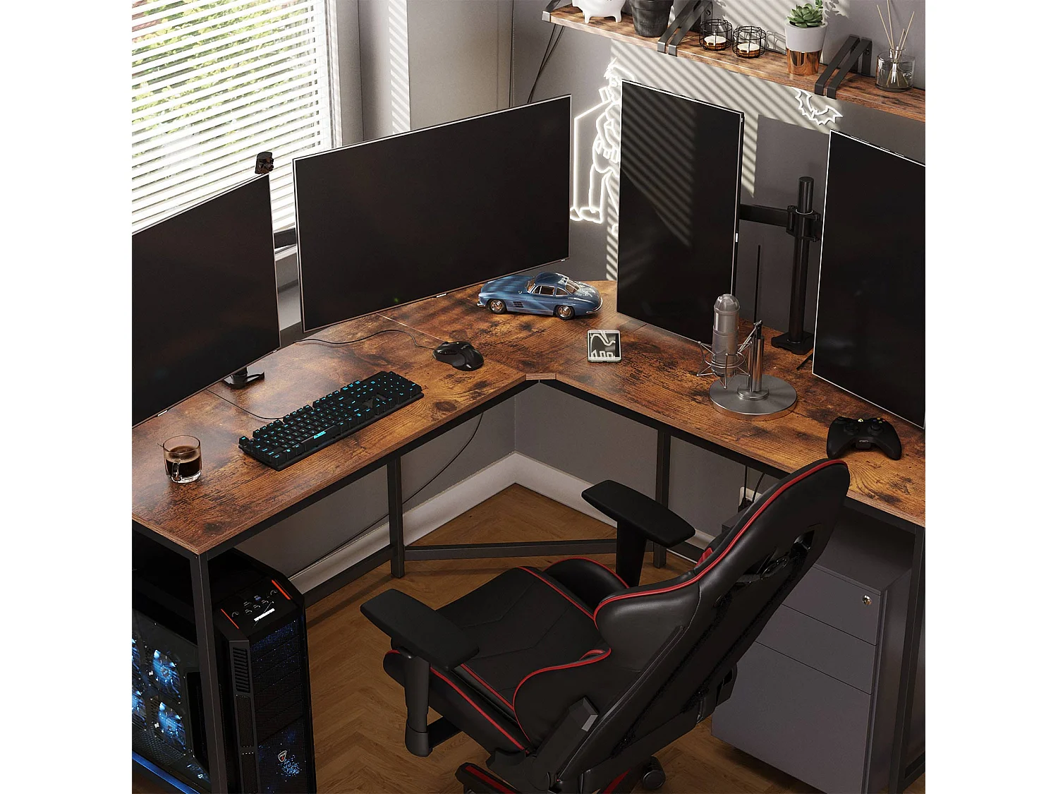 Eckschreibtisch Computertisch Soweto