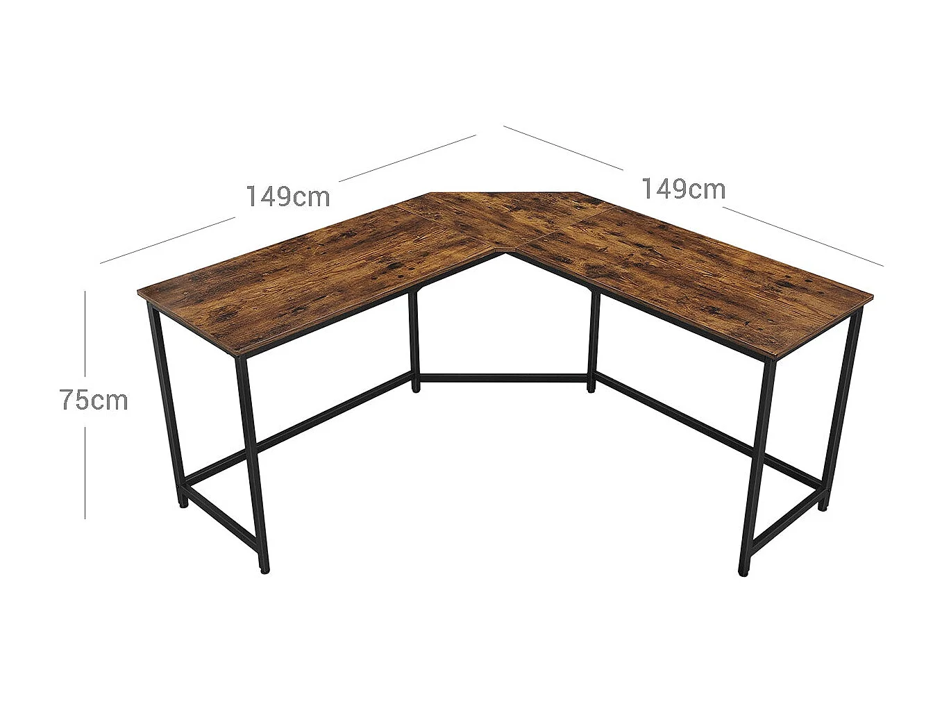 Eckschreibtisch Computertisch Soweto