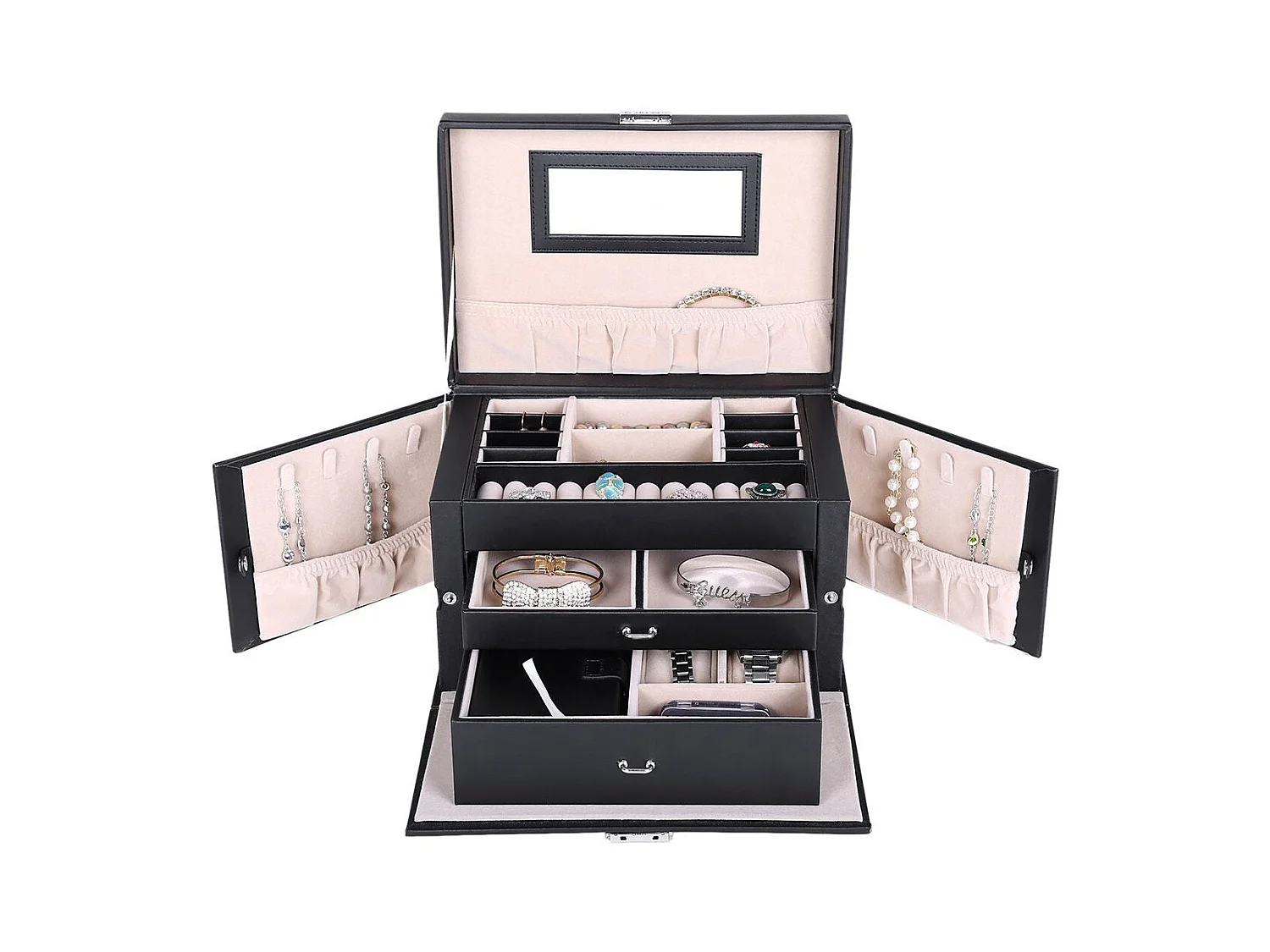 Schmuckkasten mit Schubladen Roseau