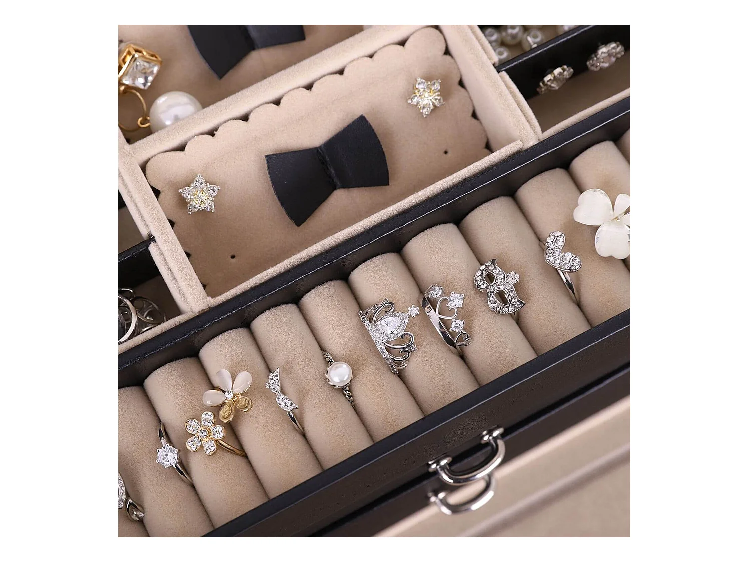 Schmuckkasten mit Schubladen Roseau