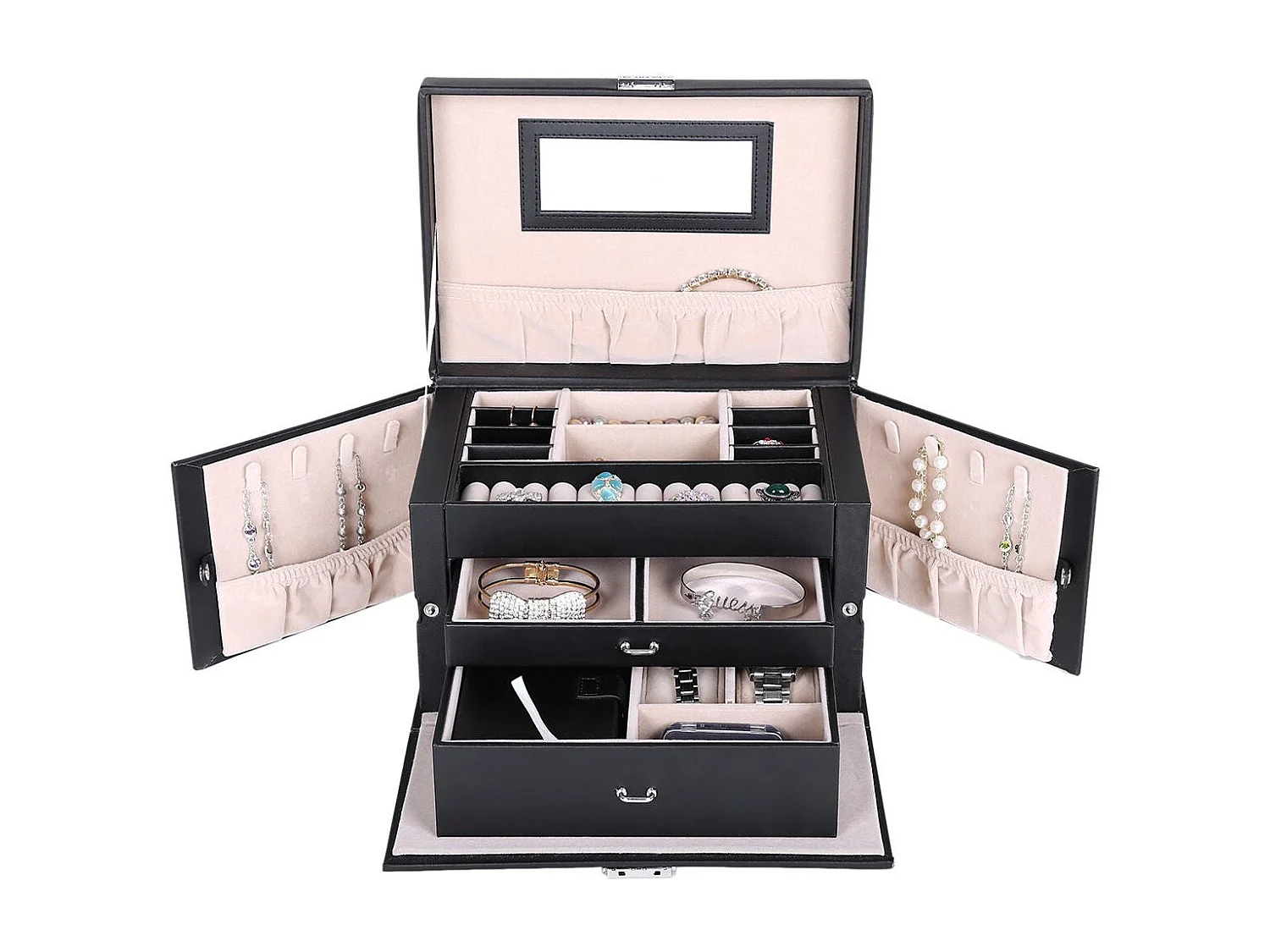 Schmuckkasten mit Schubladen Roseau