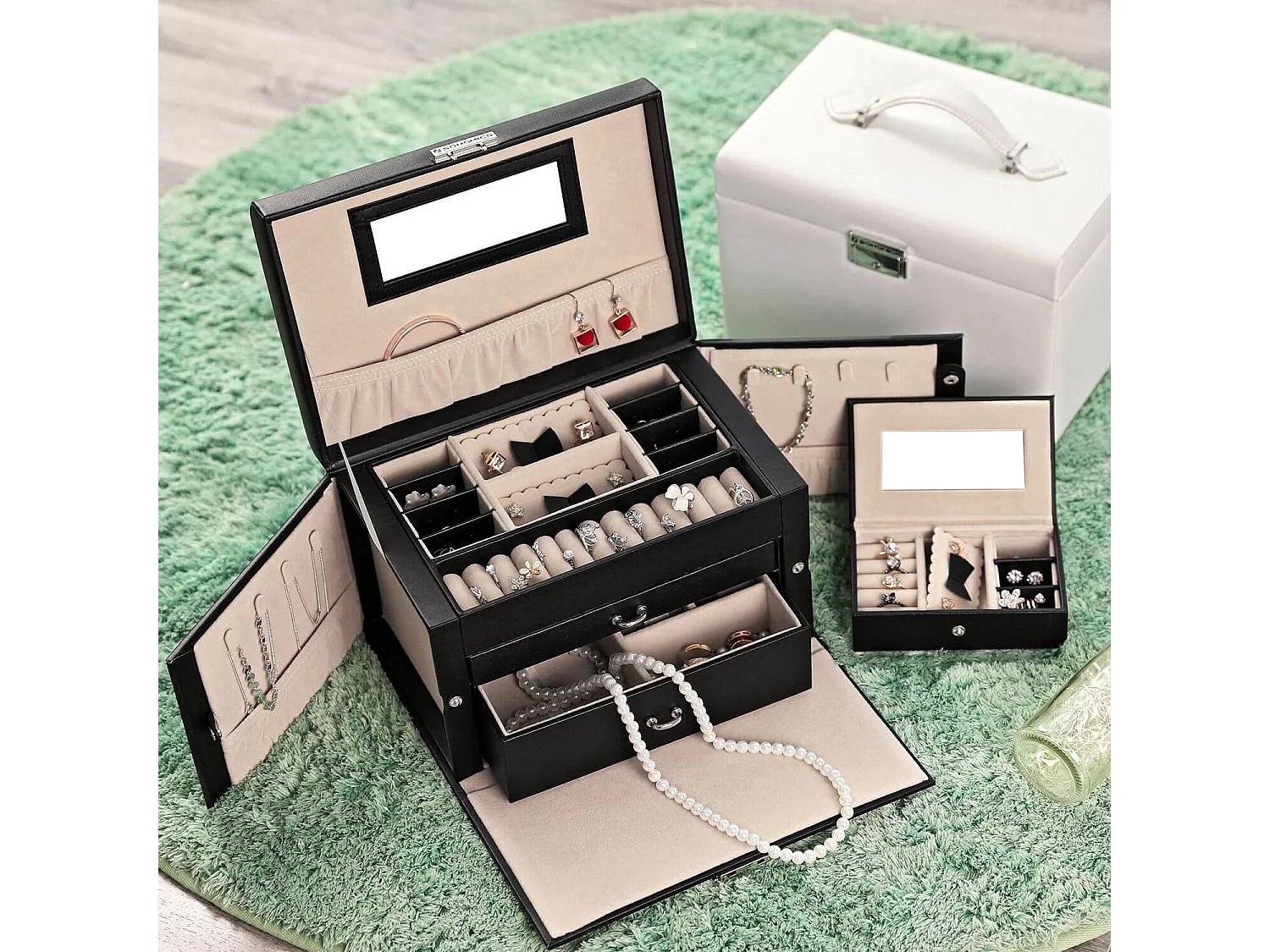 Schmuckkasten mit Schubladen Roseau