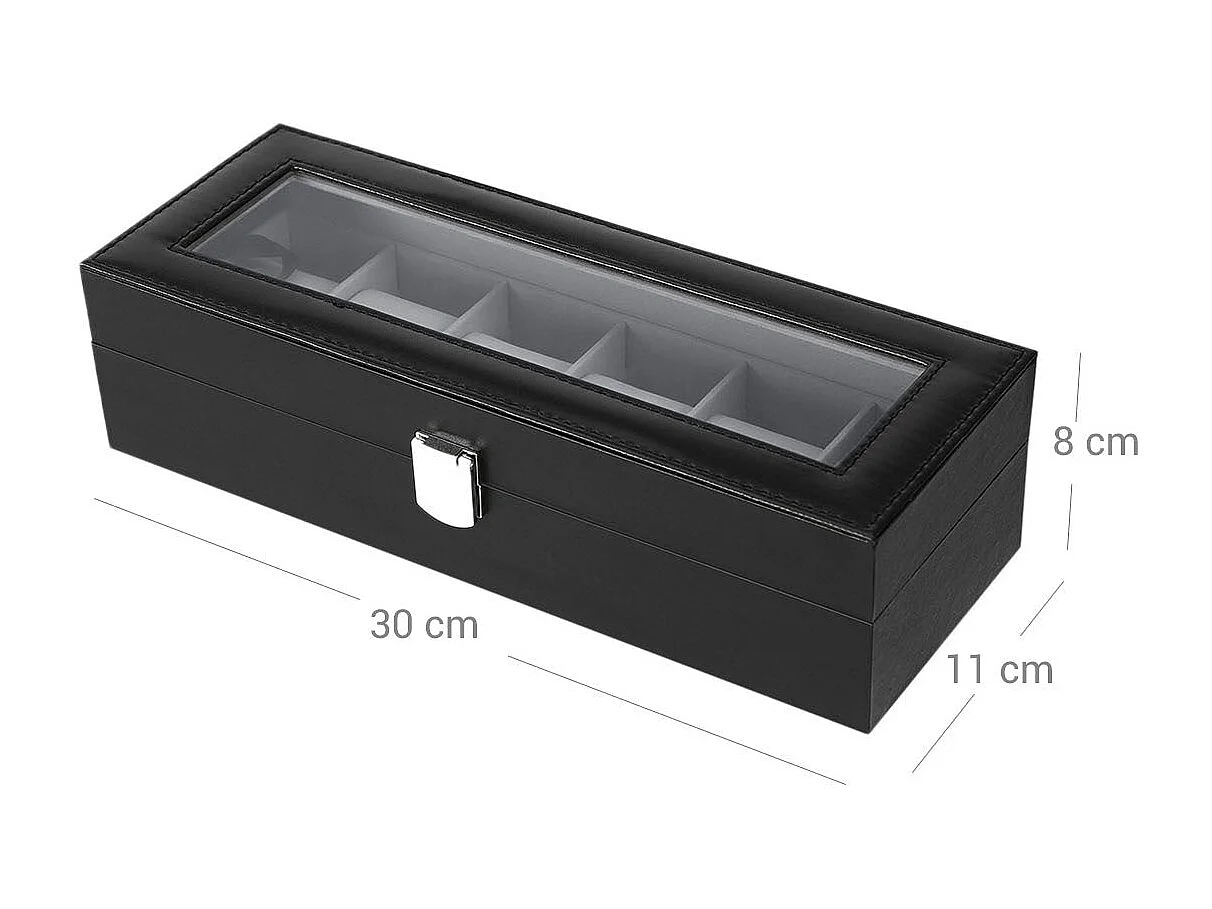 Scatola porta orologi per 6 orologi George Town