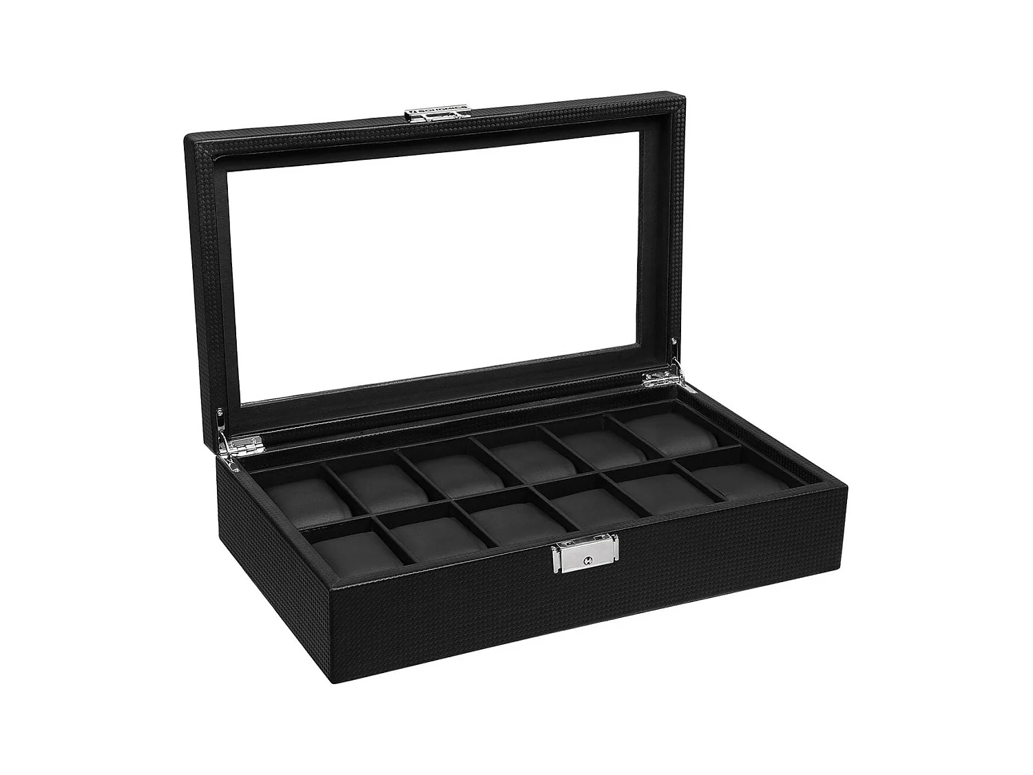 Uhrenbox für 12 Uhren mit Bezug