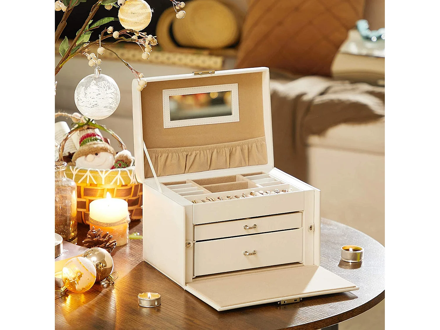 Schmuckkasten mit Schubladen Roseau
