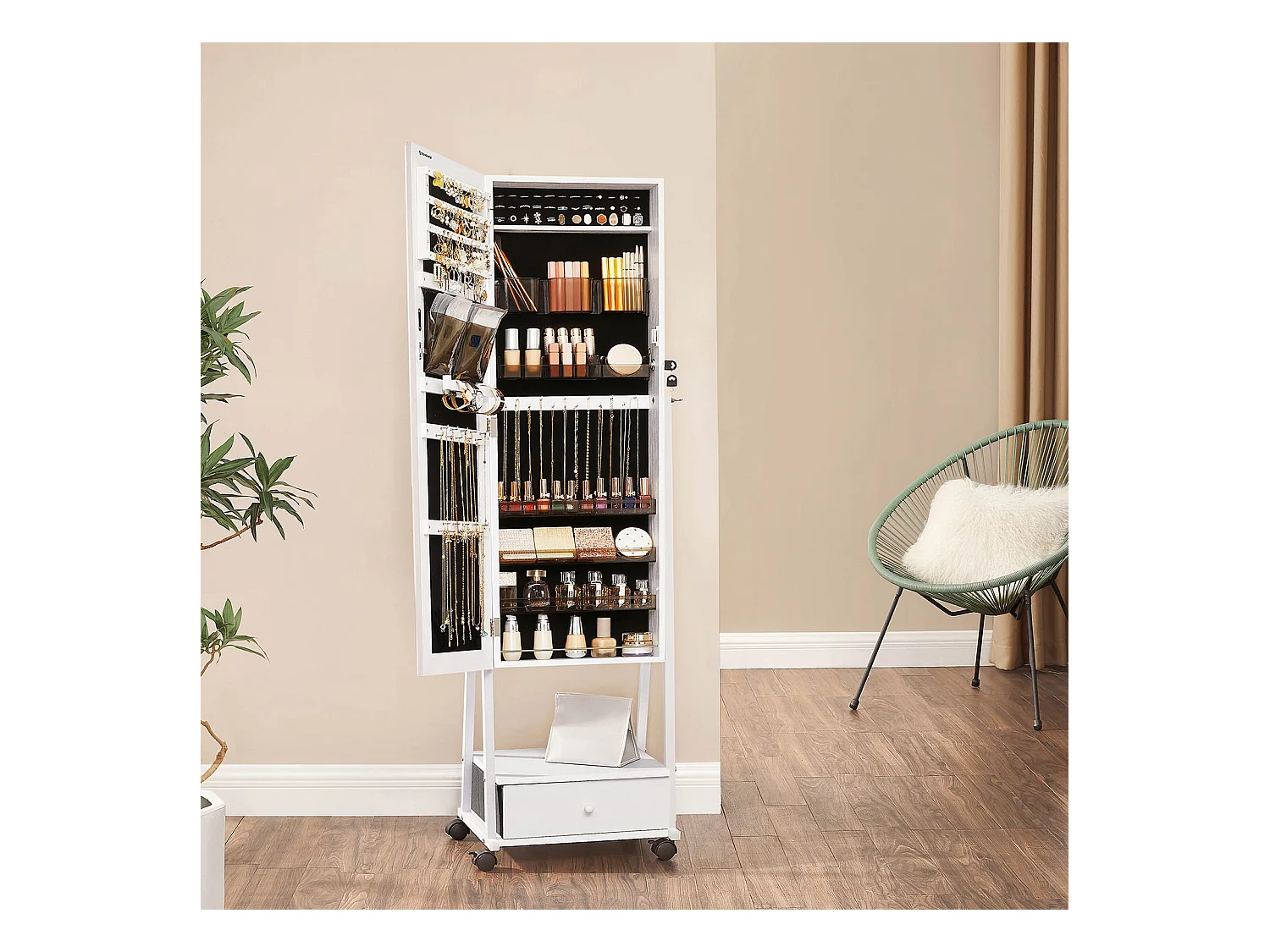 Schmuckorganizer Ganzkörperspiegel