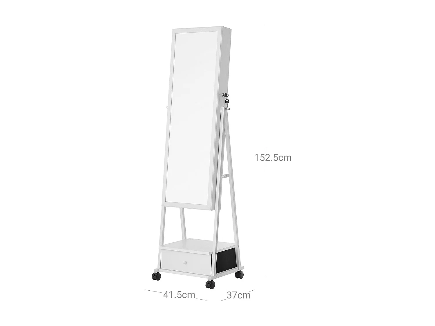 Schmuckorganizer Ganzkörperspiegel