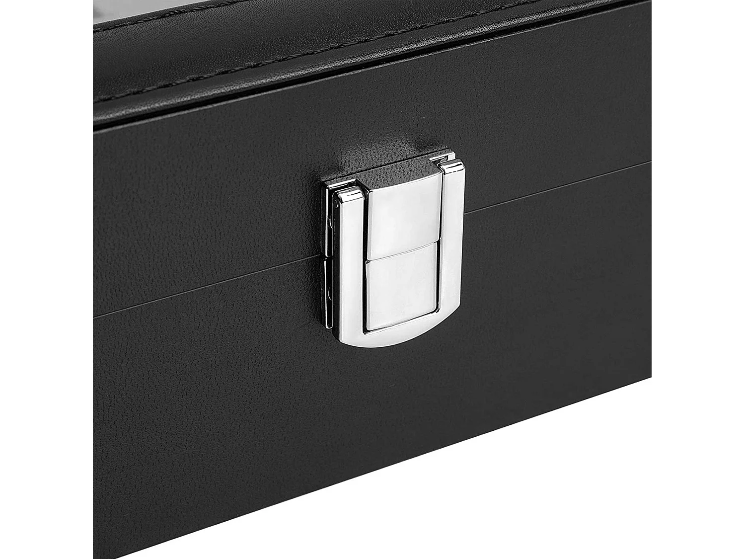 Uhrenbox für 12 Uhren mit Glasdeckel