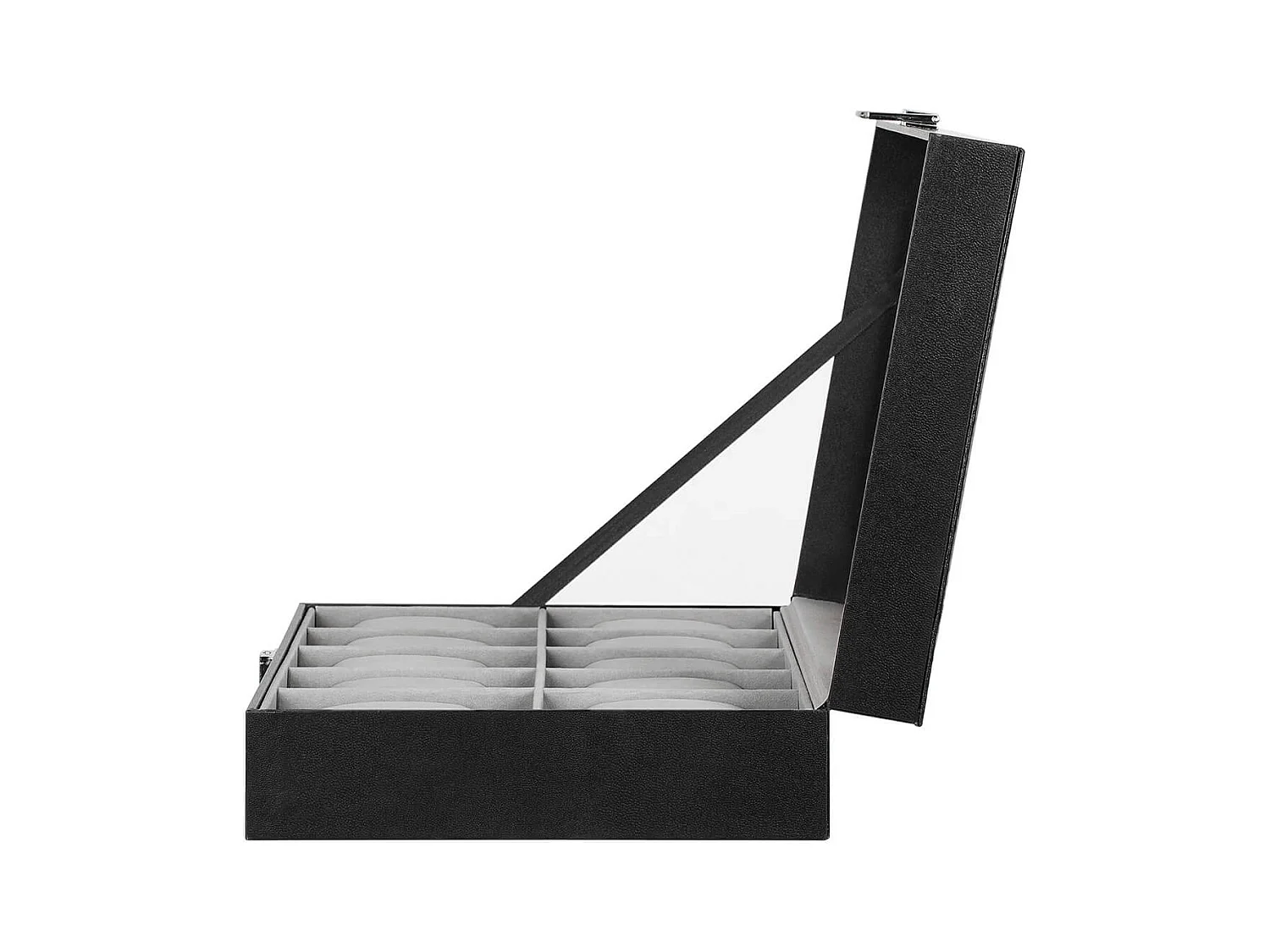Uhrenbox für 10 Uhren mit Glasdeckel