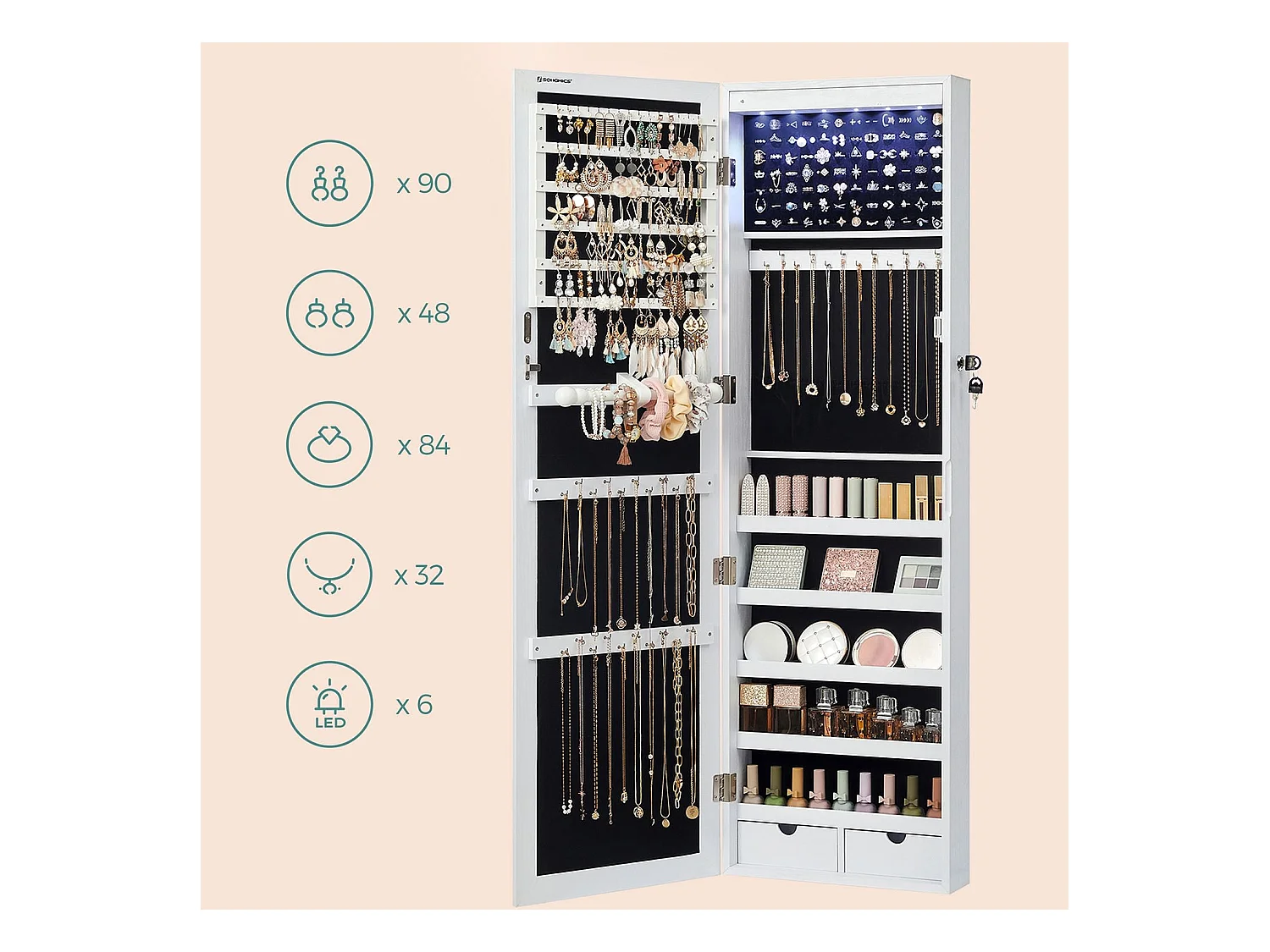 Schmuckschrank Freetown Mar del Plata