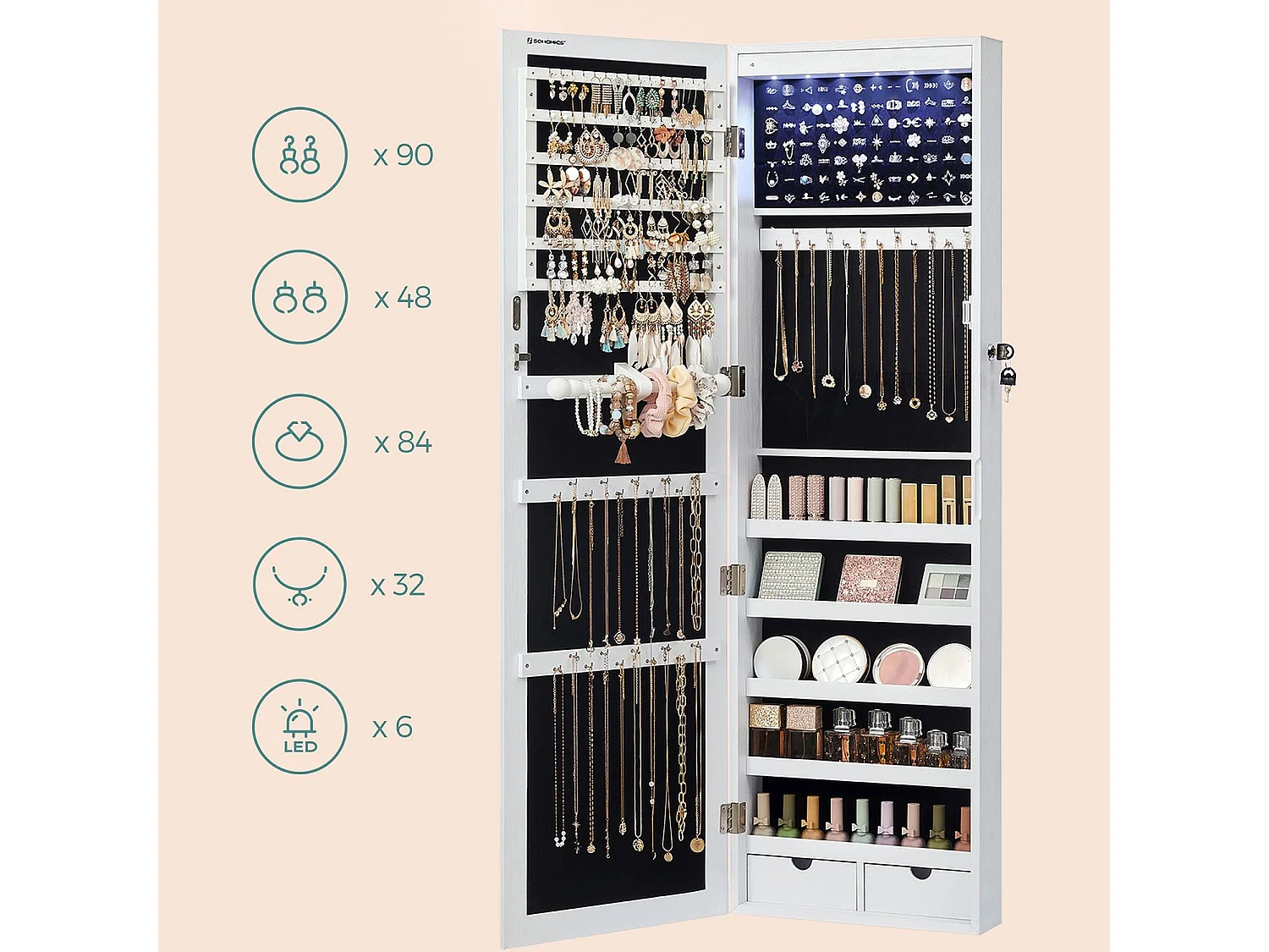 Schmuckschrank Freetown Mar del Plata