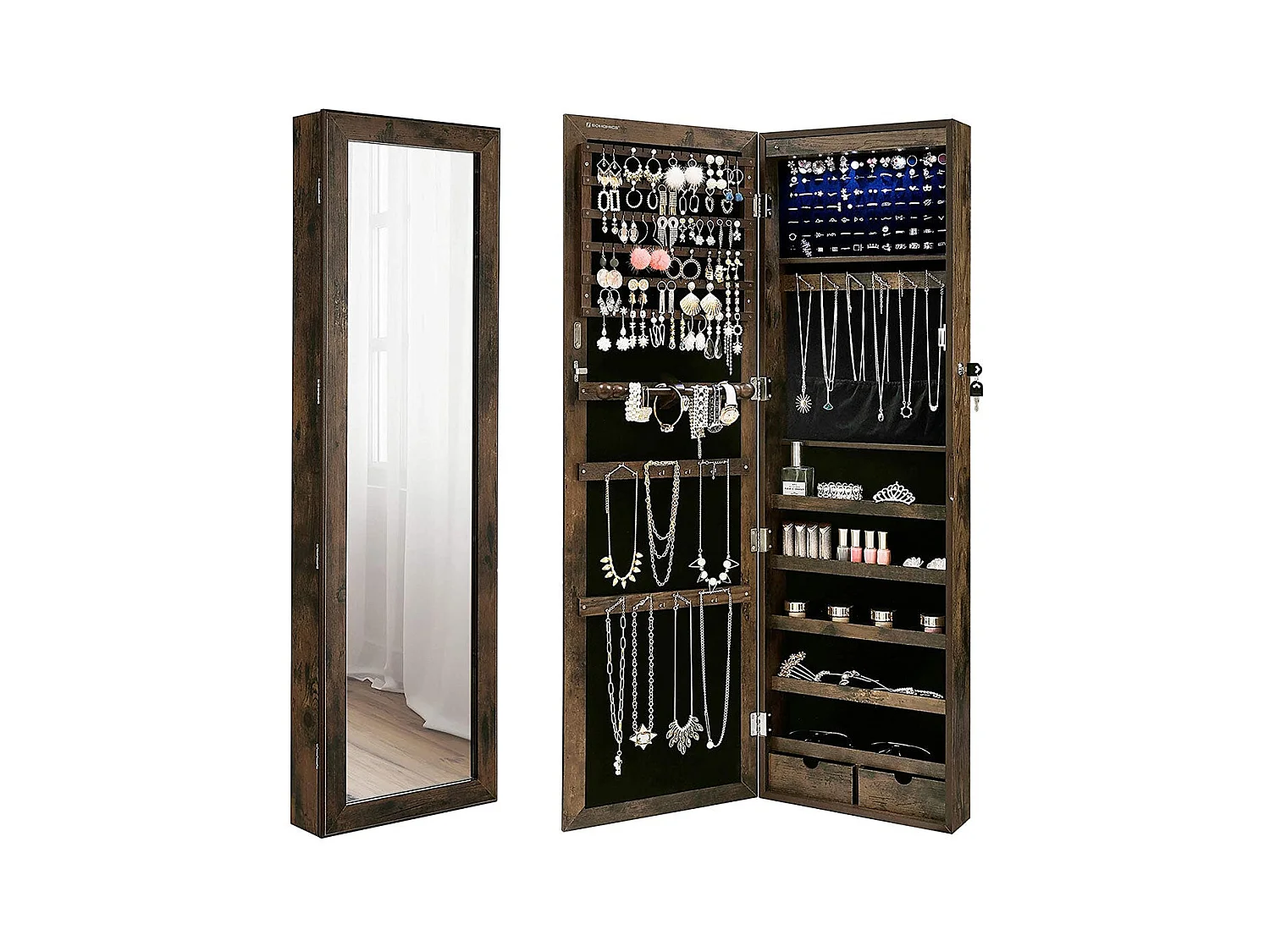 Schmuckschrank Ganzkörperspiegel