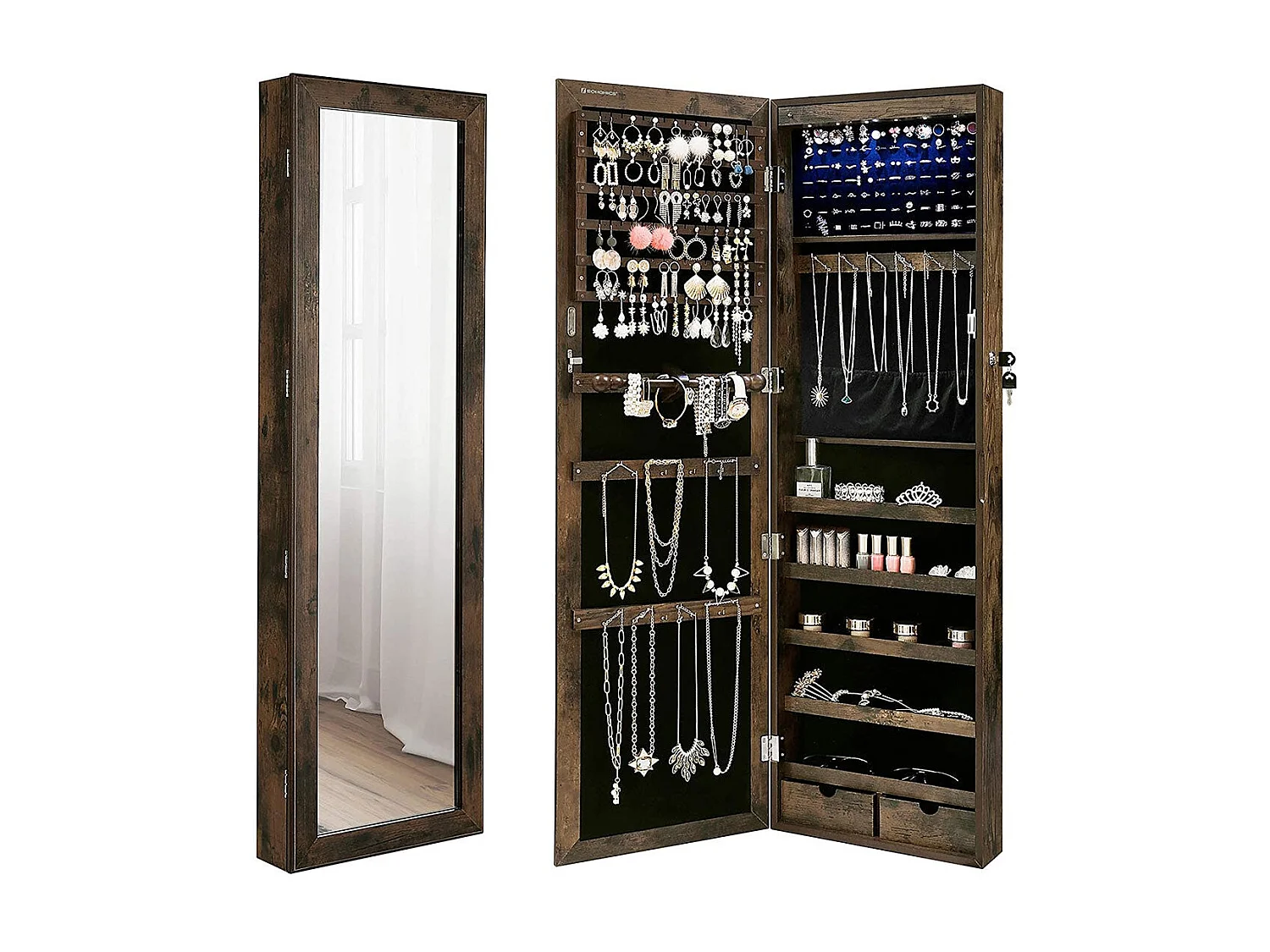 Schmuckschrank Ganzkörperspiegel