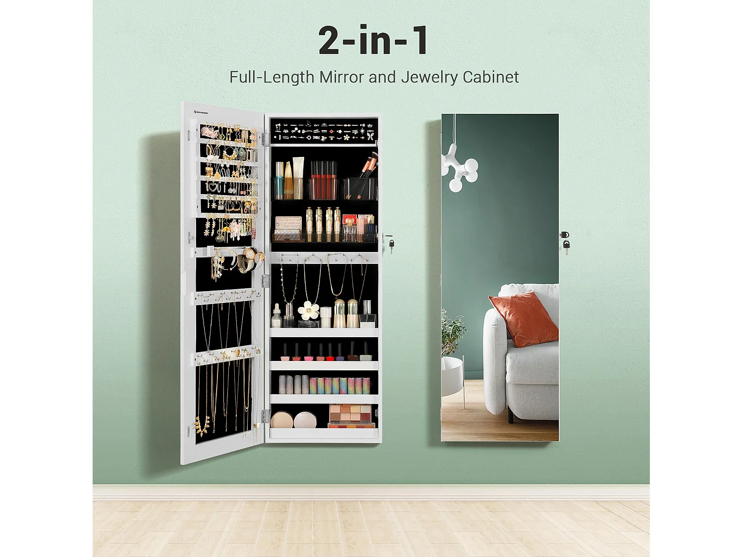 Schmuckschrank Ganzkörperspiegel