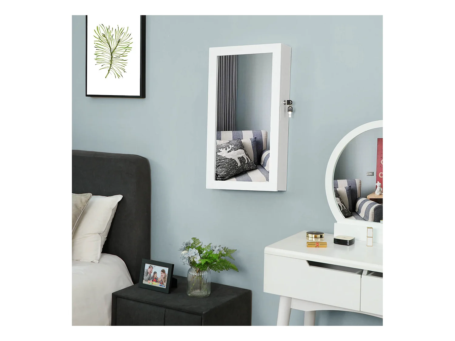 Schmuckschrank Wandspiegel Cotonou