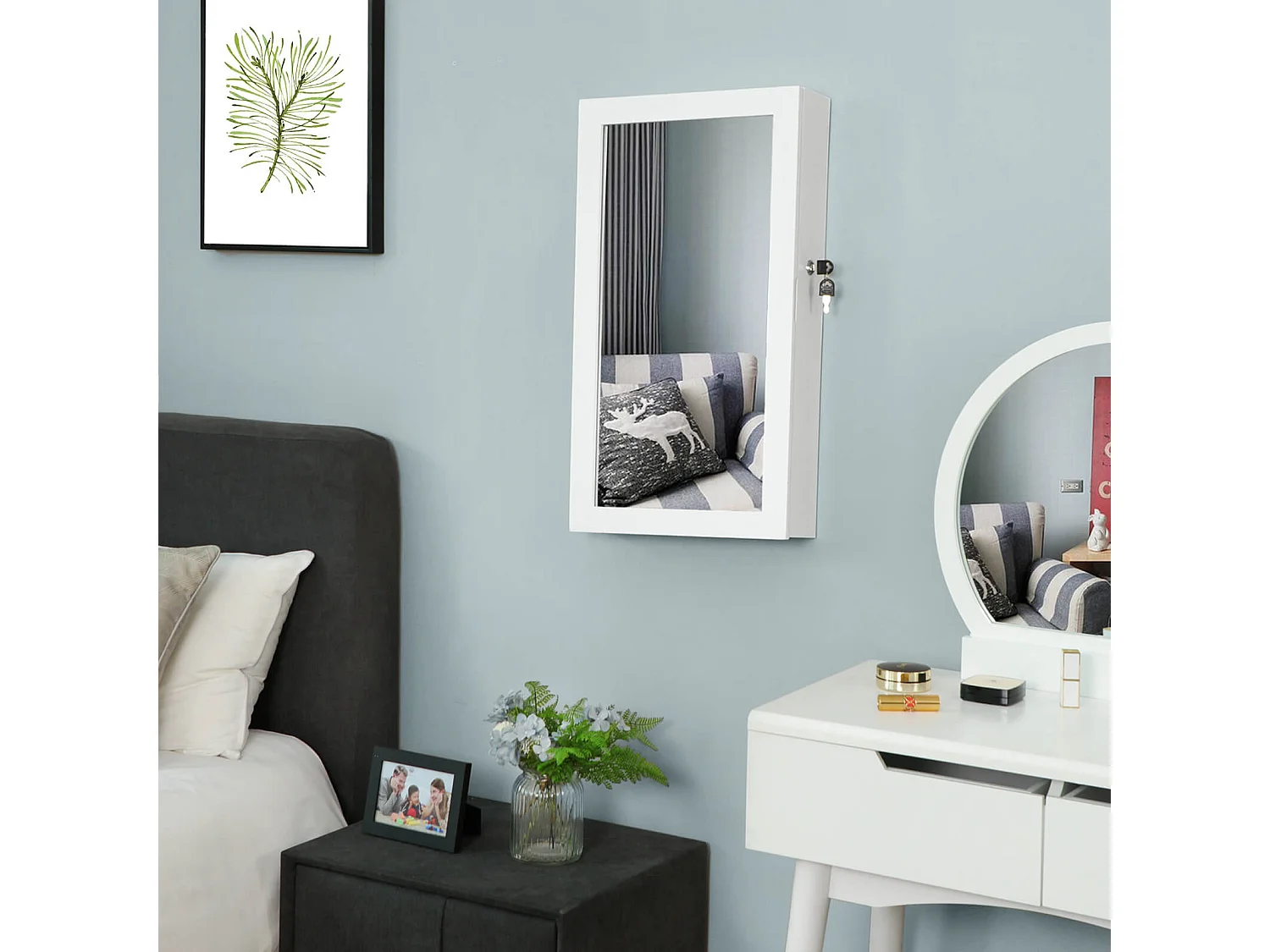 Schmuckschrank Wandspiegel Cotonou