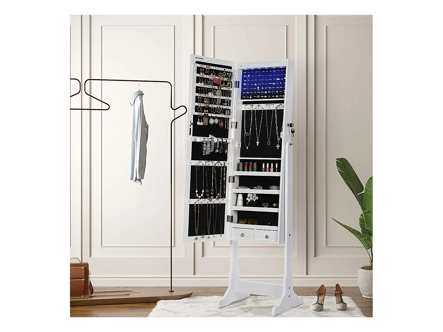 Schmuckschrank Ganzkörperspiegel