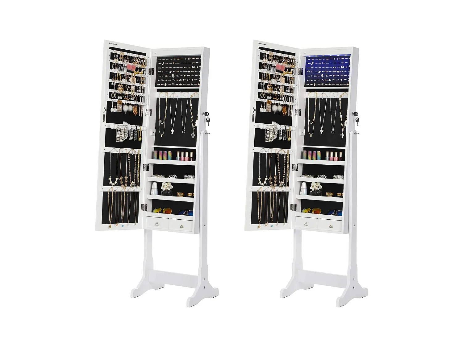 Schmuckschrank Ganzkörperspiegel