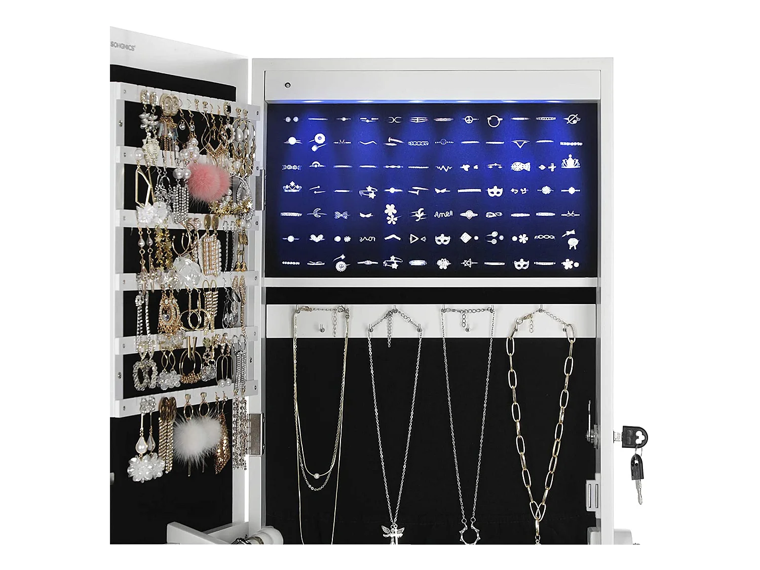 Schmuckschrank Ganzkörperspiegel