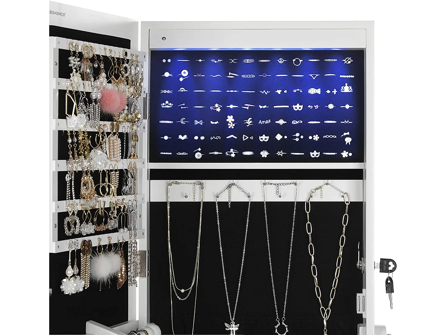 Schmuckschrank Ganzkörperspiegel