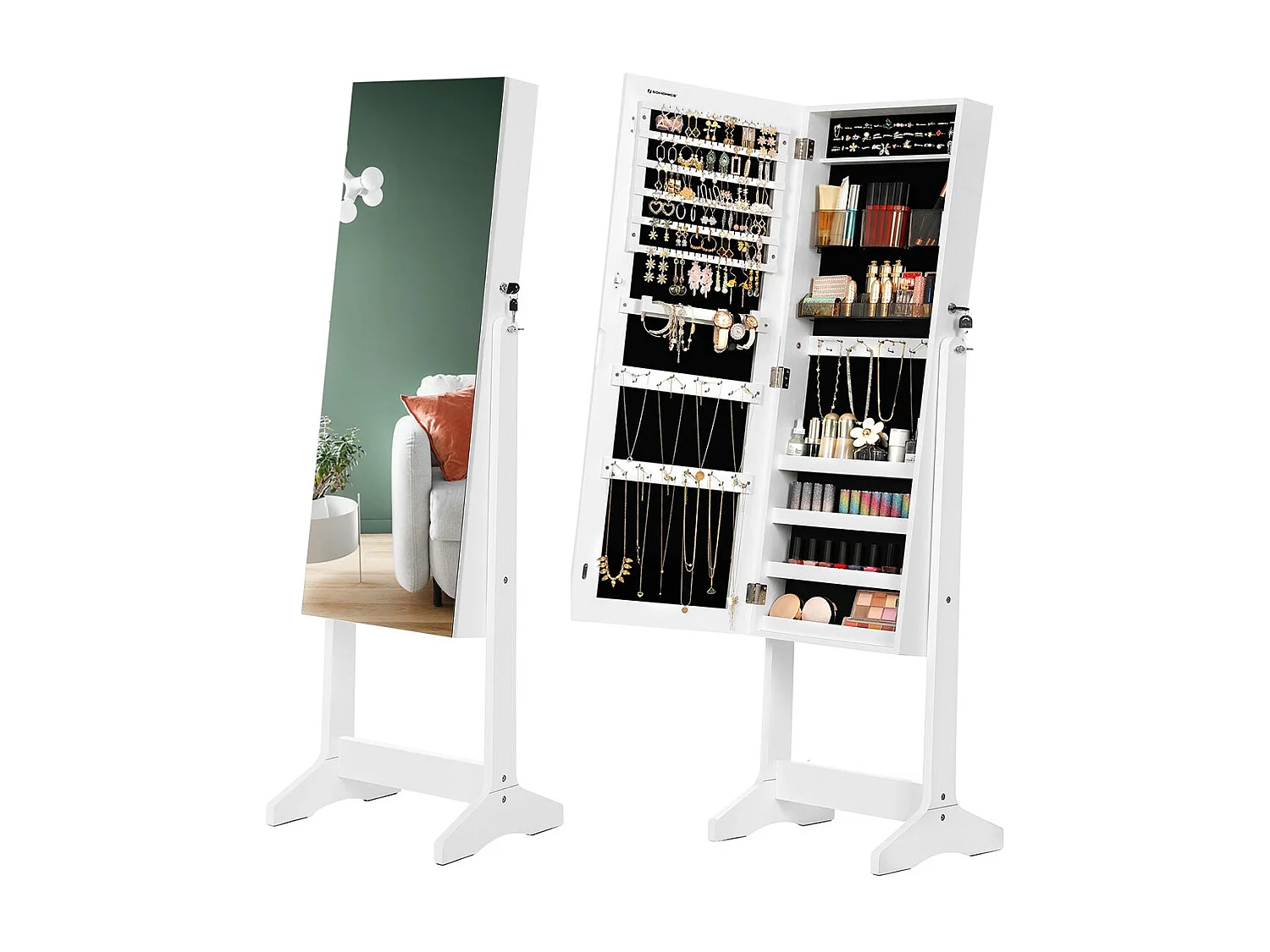 Schmuckschrank Ganzkörperspiegel