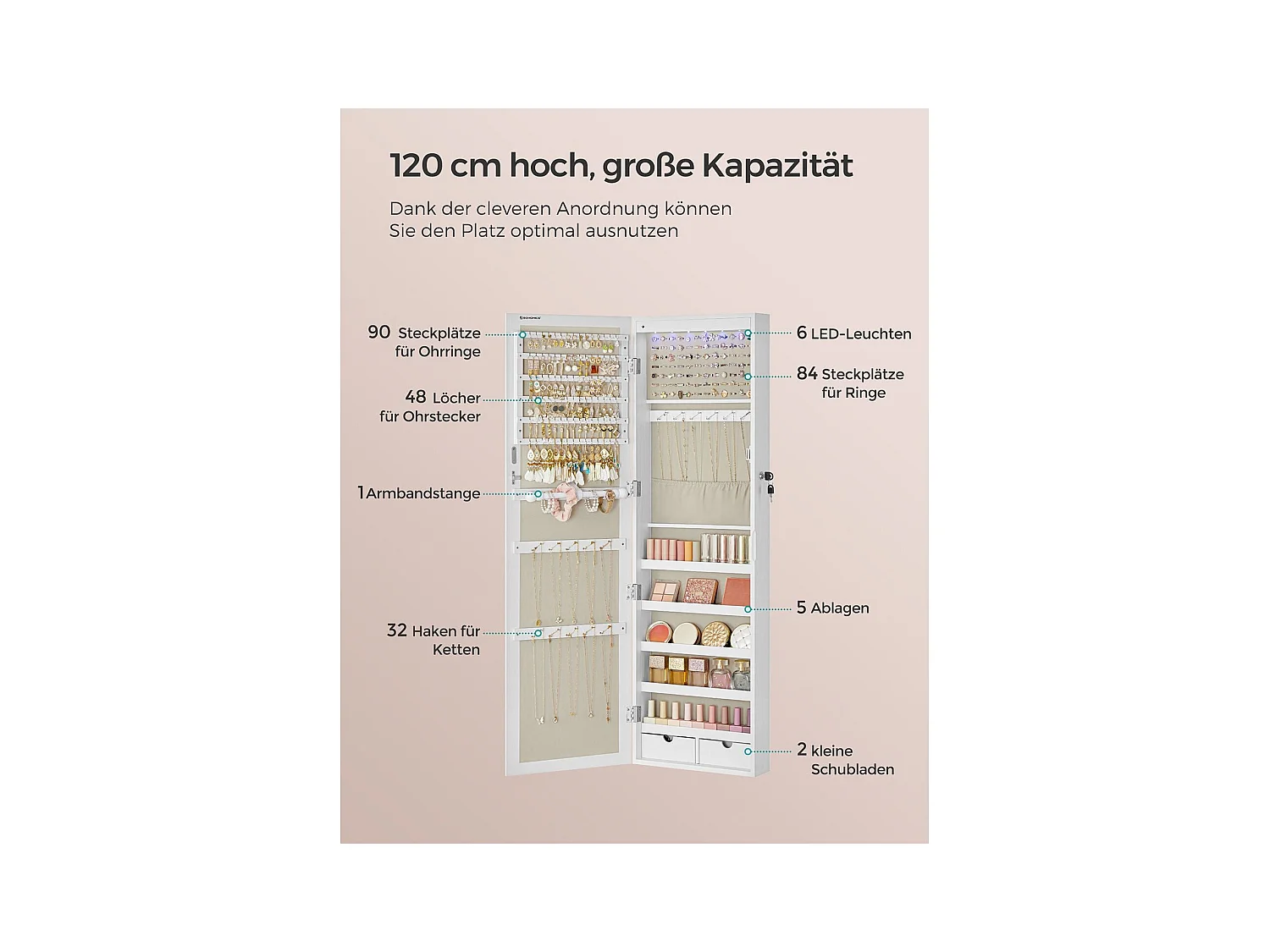 Schmuckschrank Doha Alofi