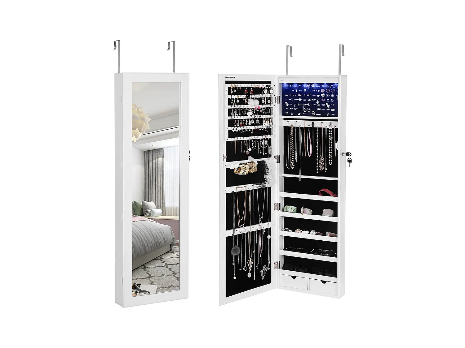 Schmuckschrank Ganzkörperspiegel