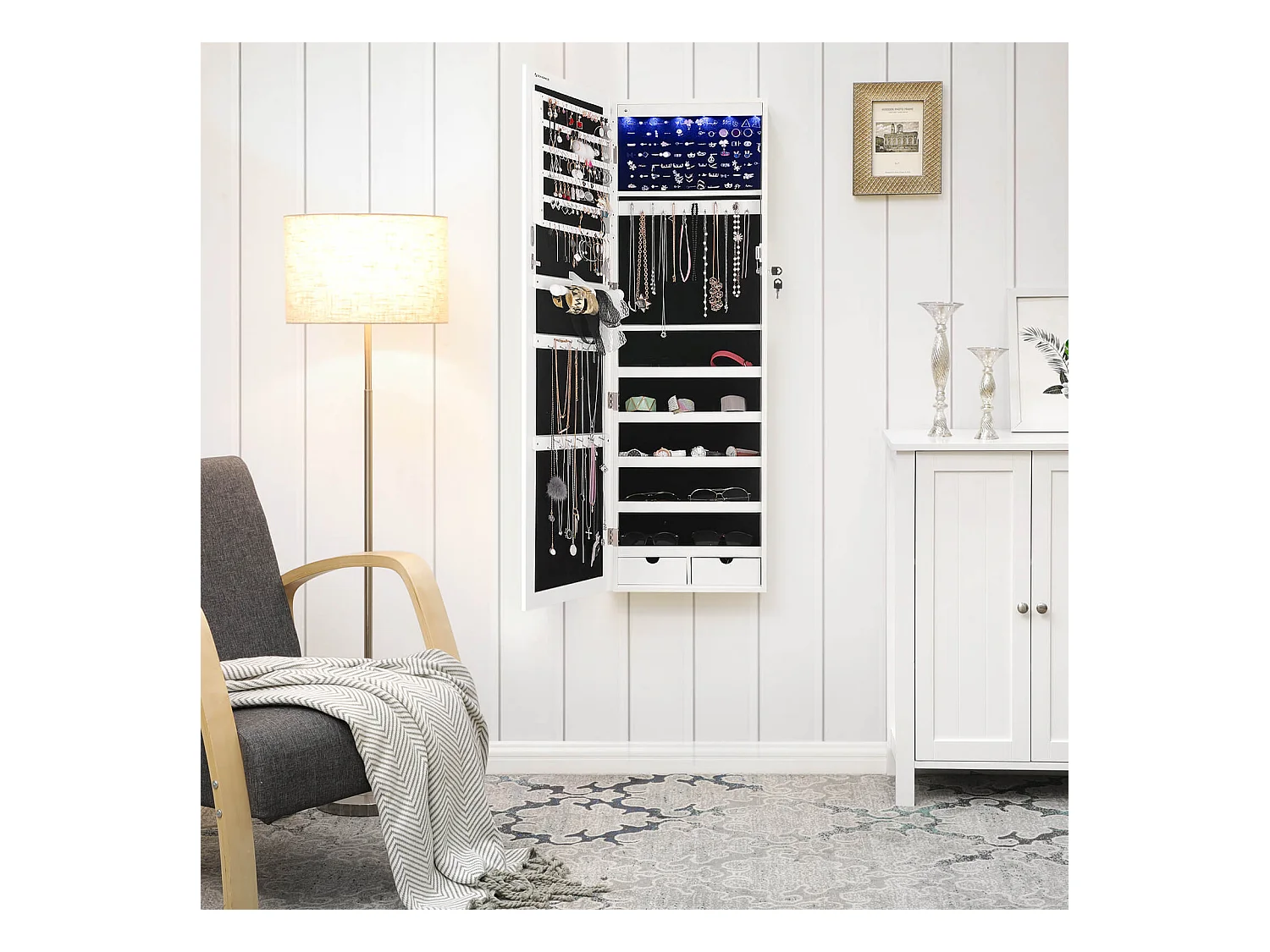 Schmuckschrank Ganzkörperspiegel