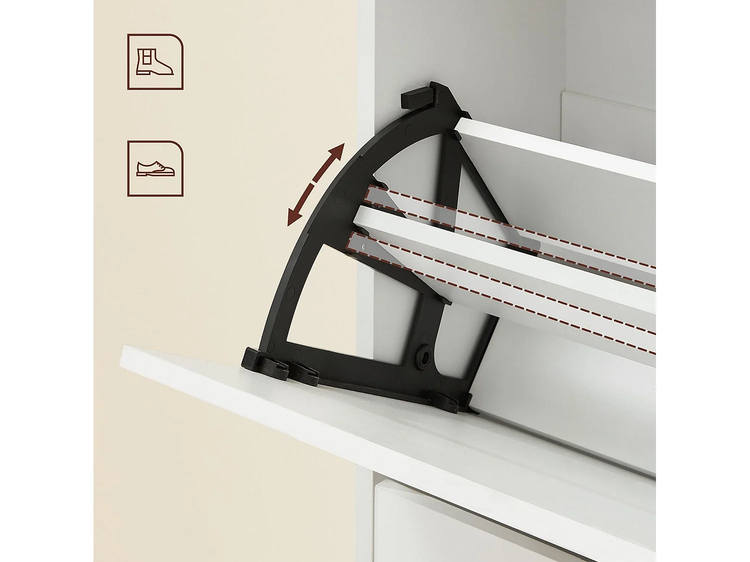 Schuhschrank Schuhaufbewahrung Fakaofo