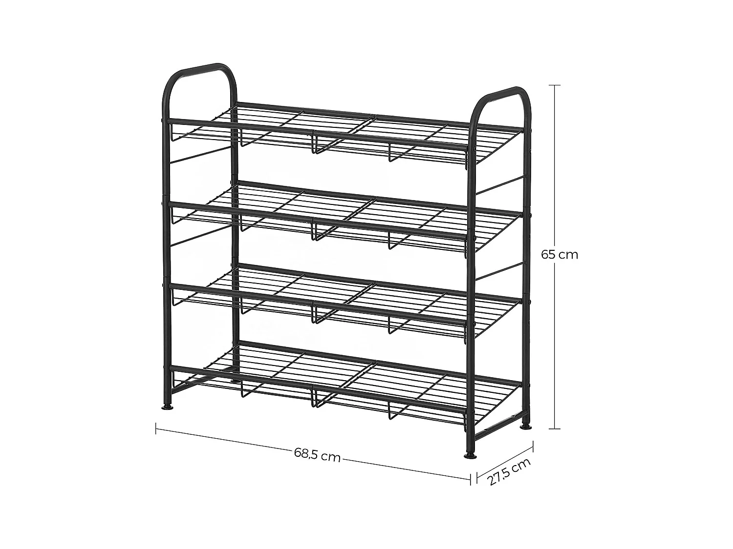 Scarpiera in metallo Jambi