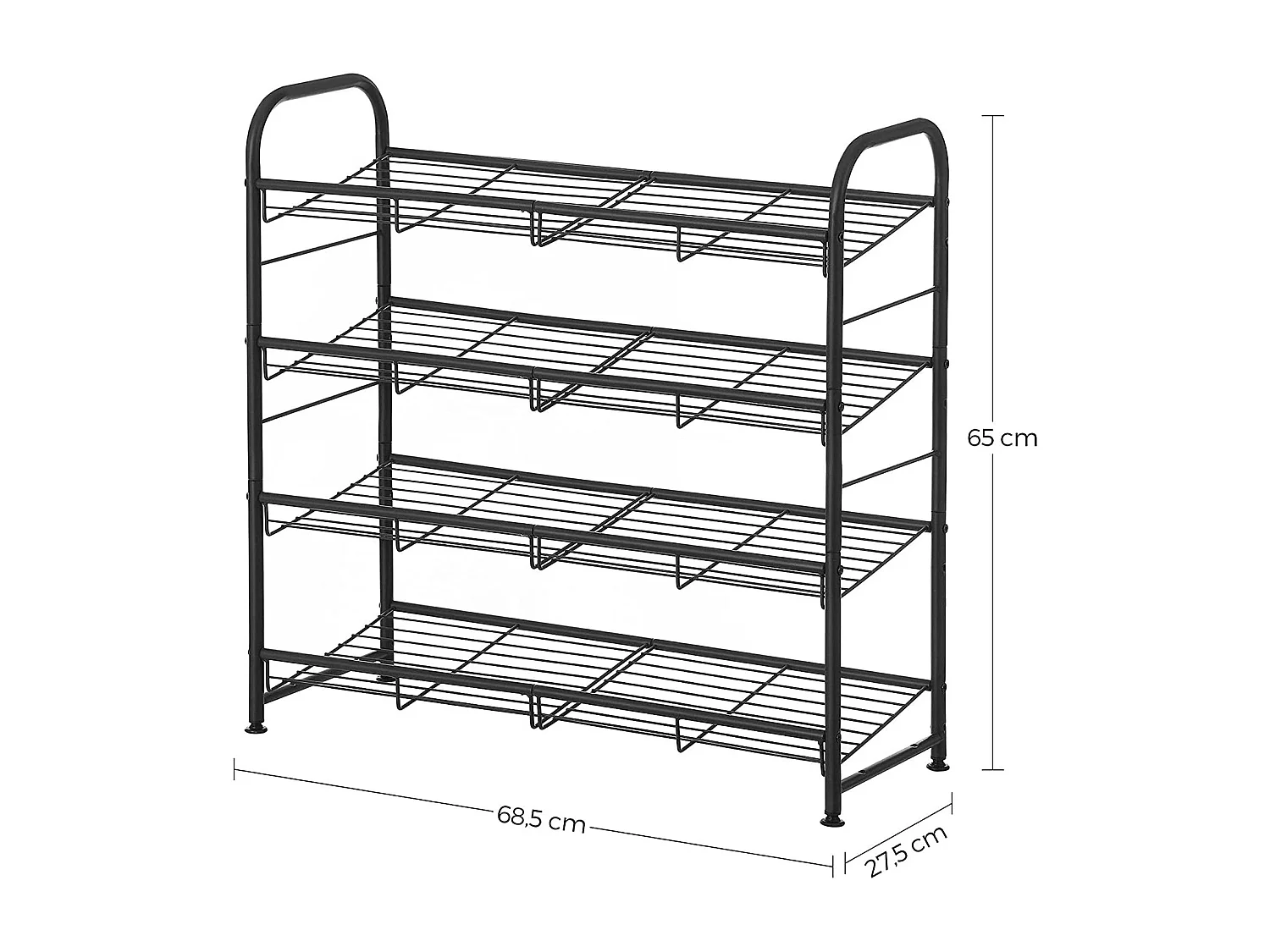 Scarpiera in metallo Jambi