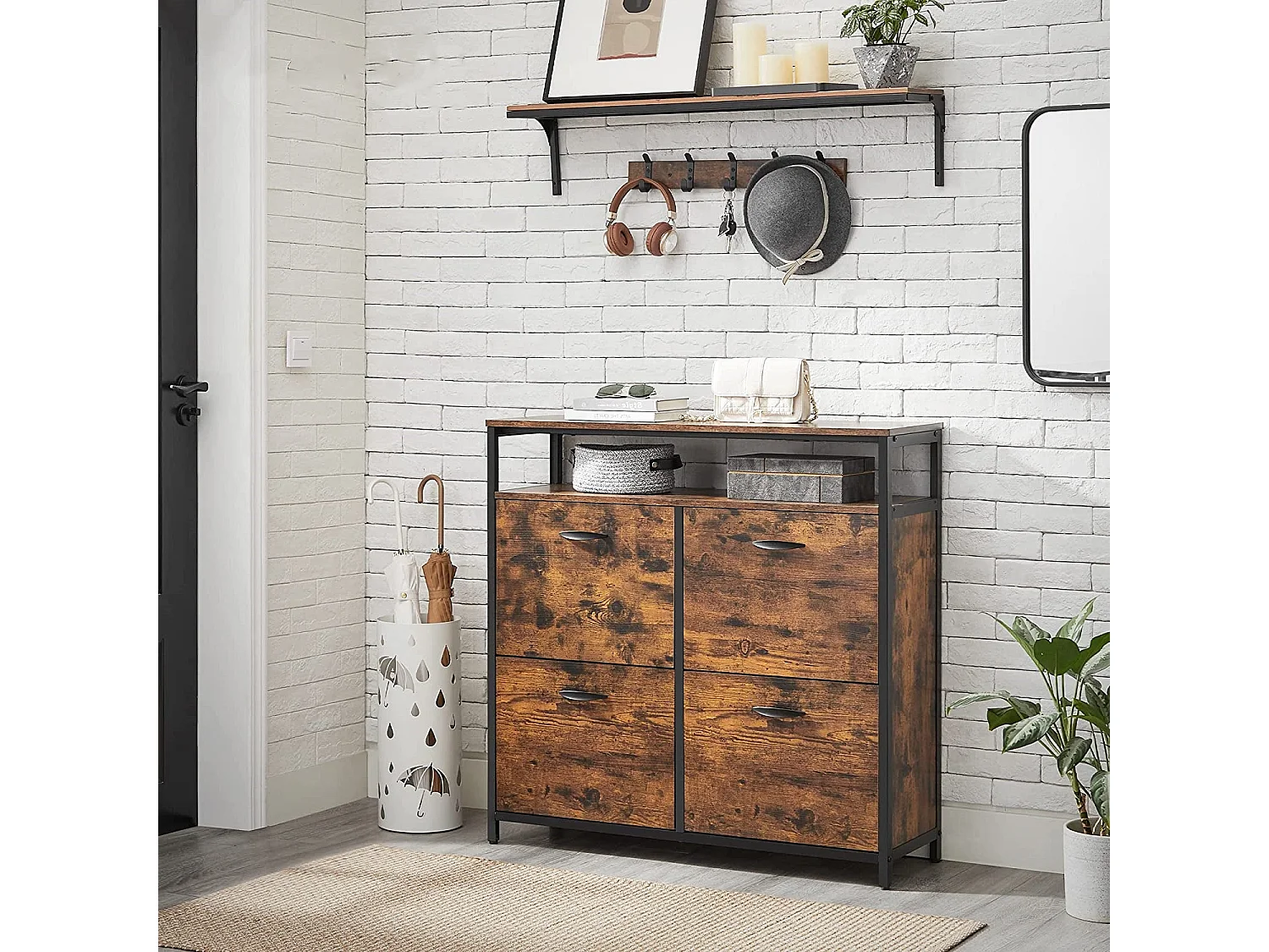 Schuhschrank Schuhkommode Albany