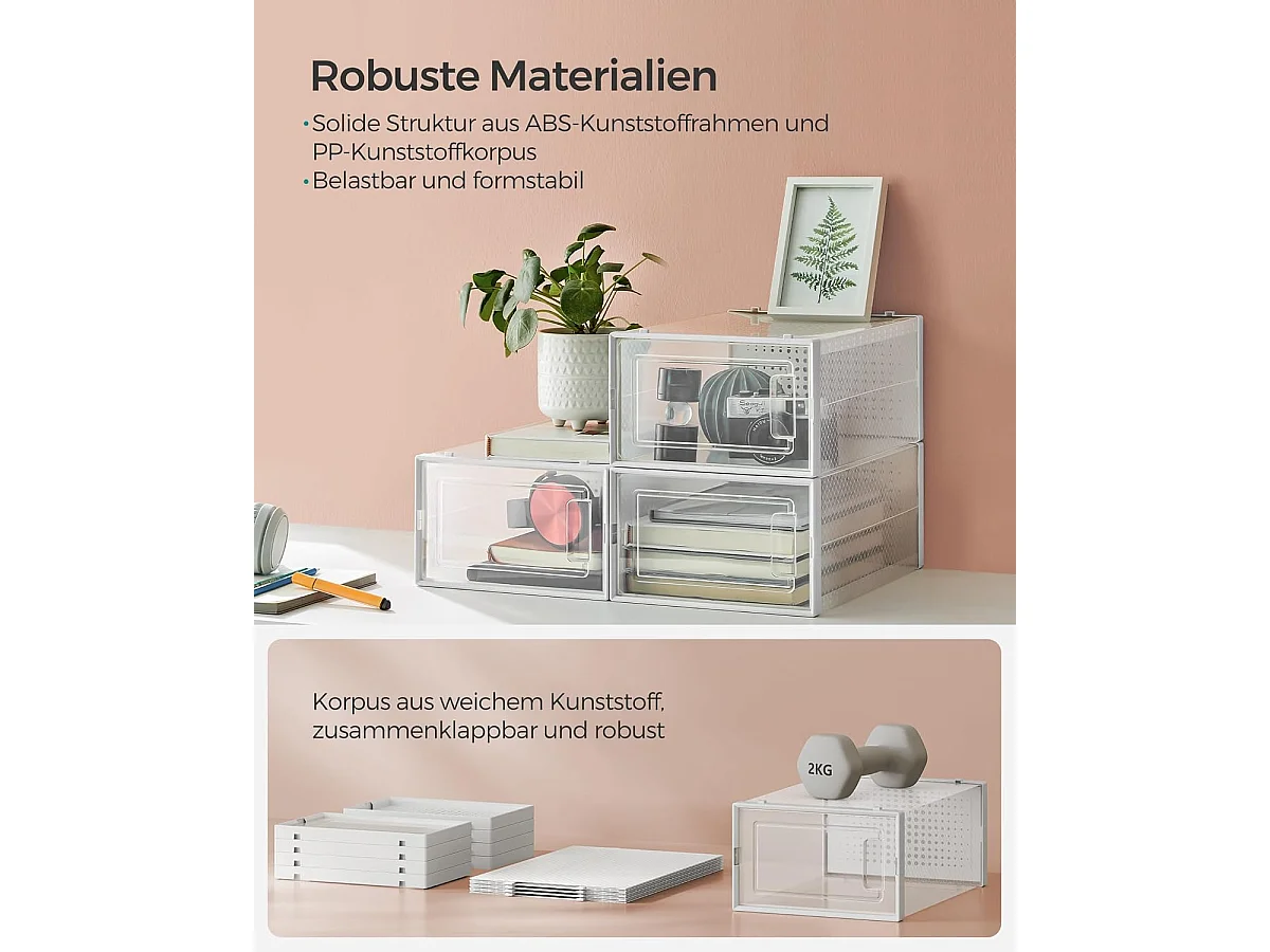 Set di 18 scatole per scarpe Dakar