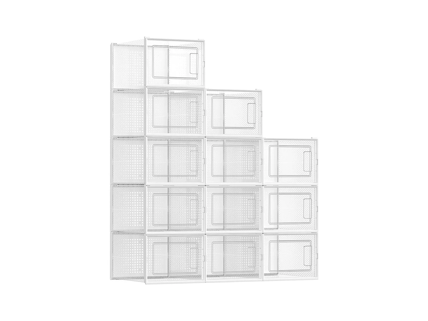 Schuhboxen New York 12er-Set