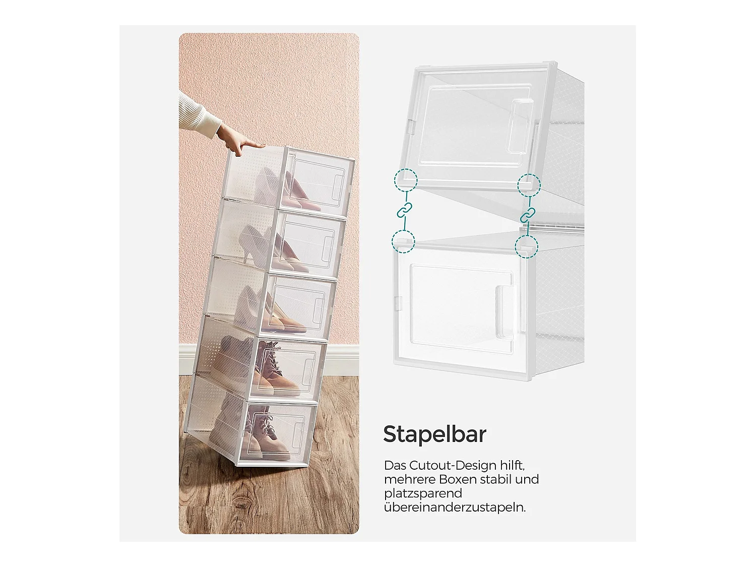 Schuhboxen New York 12er-Set