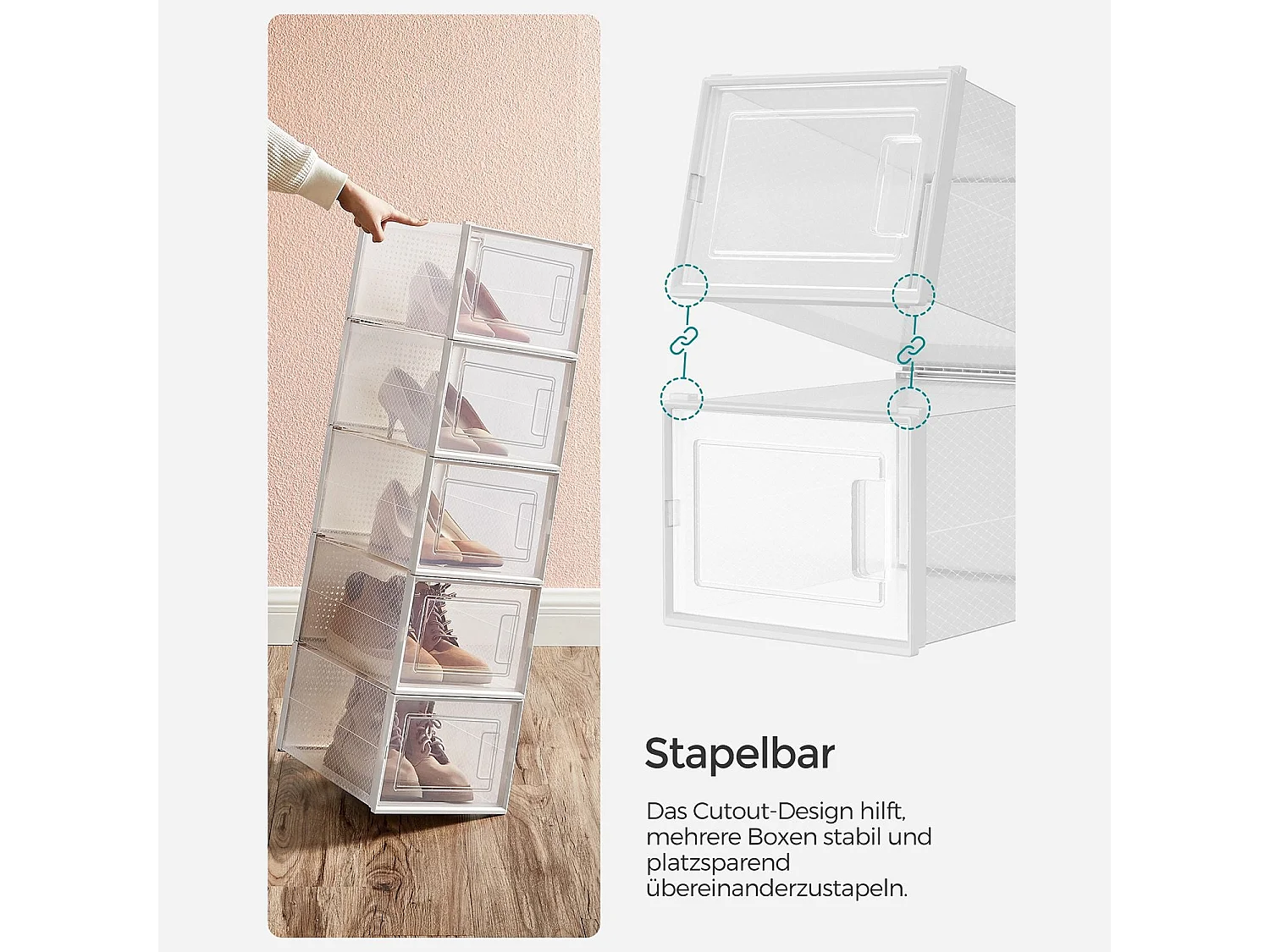 Schuhboxen New York 12er-Set