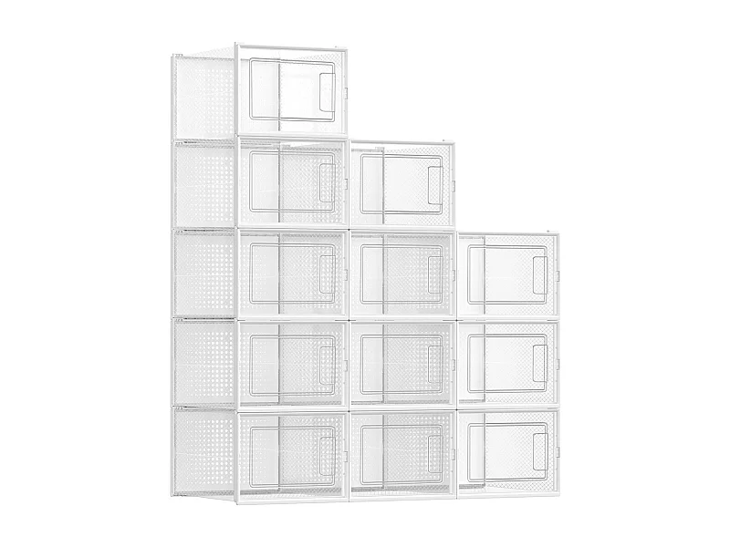 Schuhboxen New York 12er-Set