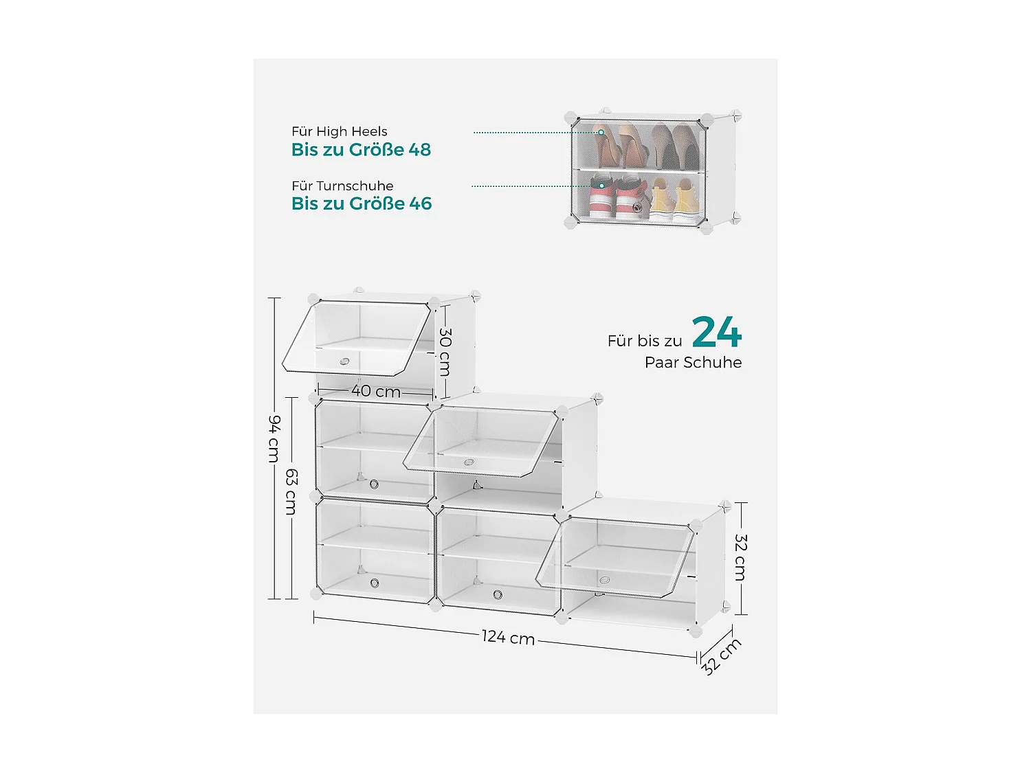 Schuhregal Tepetzintla