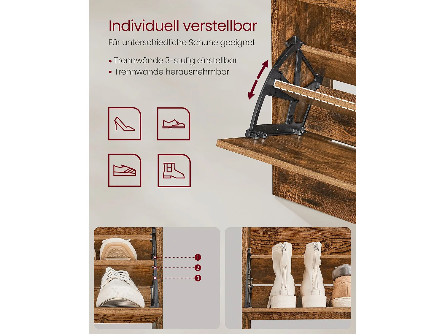 Schuhschrank Port Louis