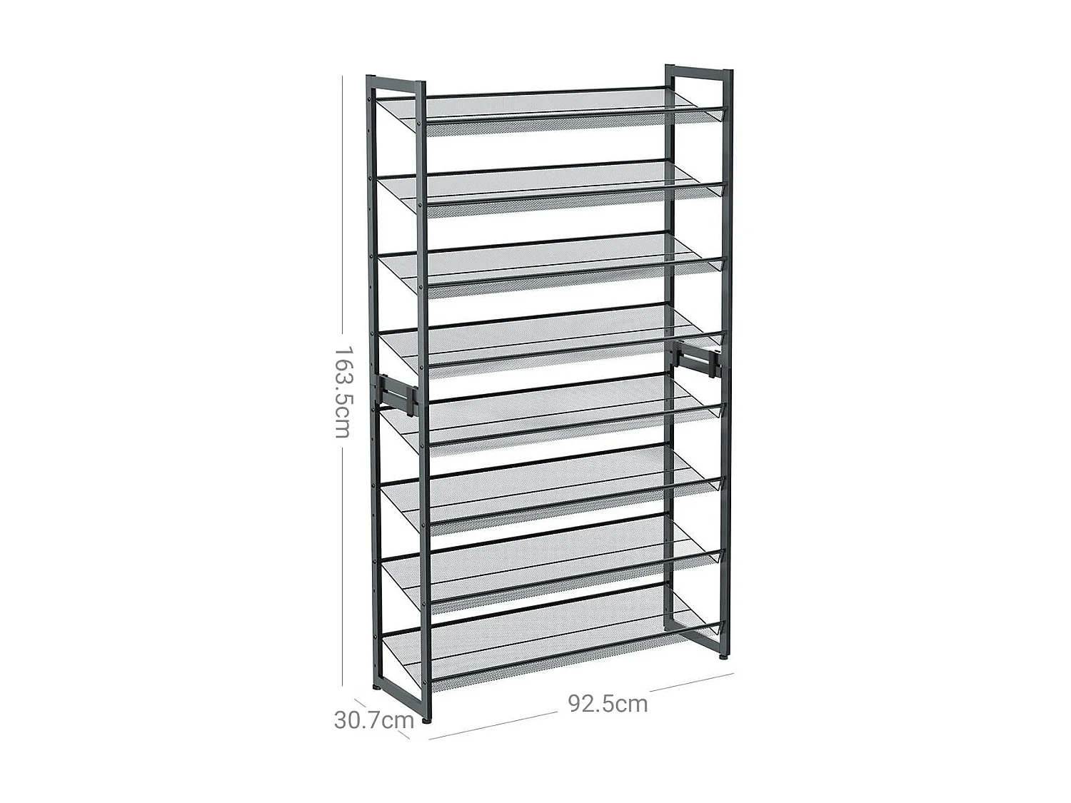 Lot de 2 étagères à chaussures Lilongwe