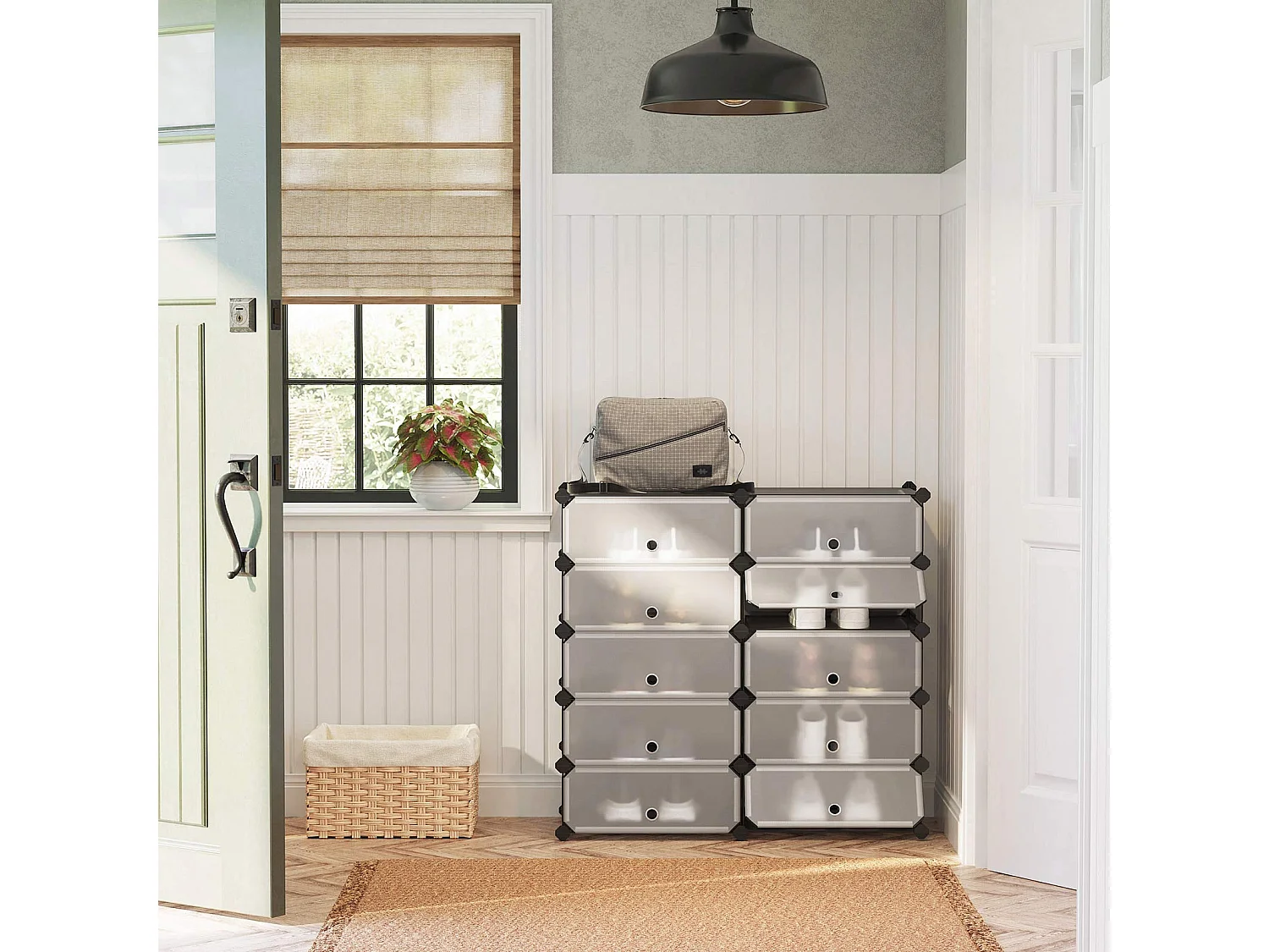 Schuhregal mit Fächern Lusaka