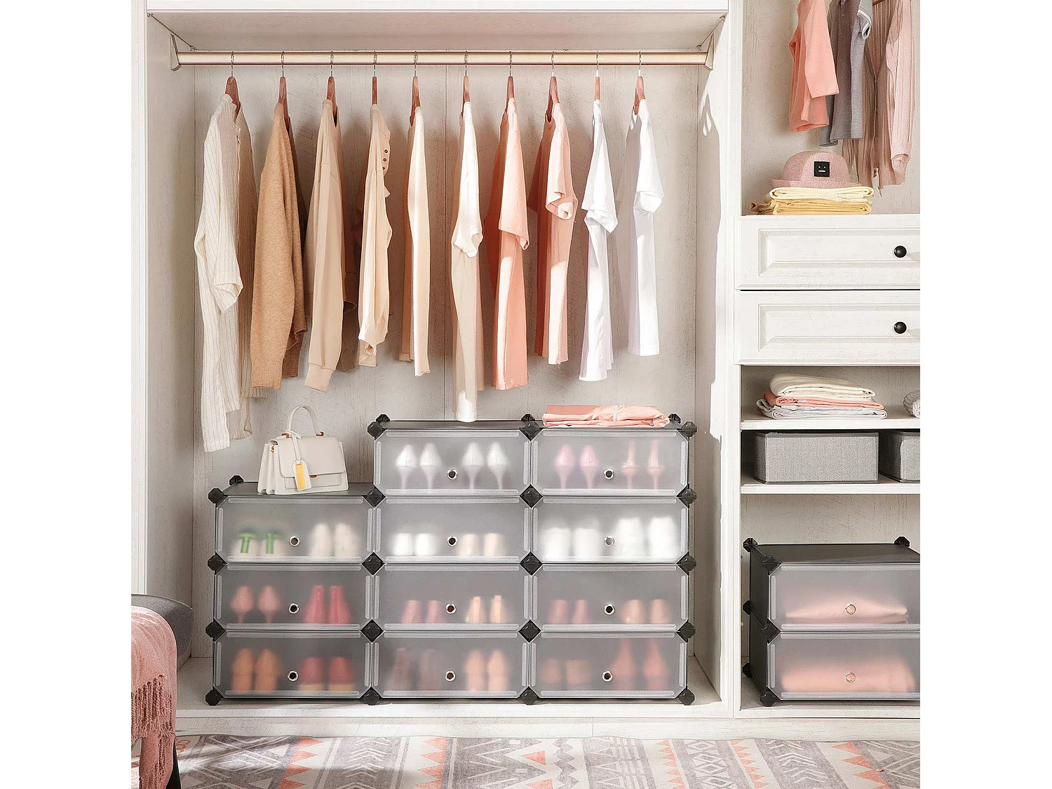 Schuhregal mit Fächern Lusaka