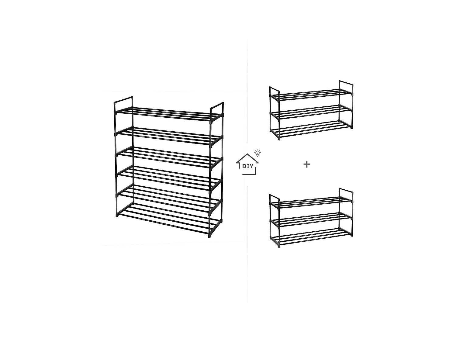 2er-Set Schuhregal Baghdad