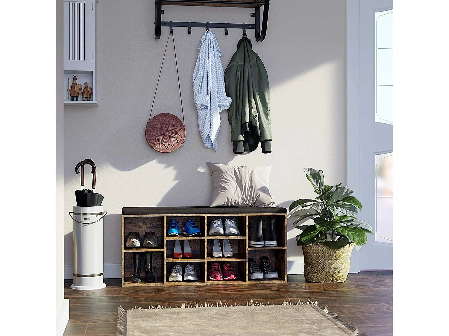 Schuhbank mit Polsterung Banjul