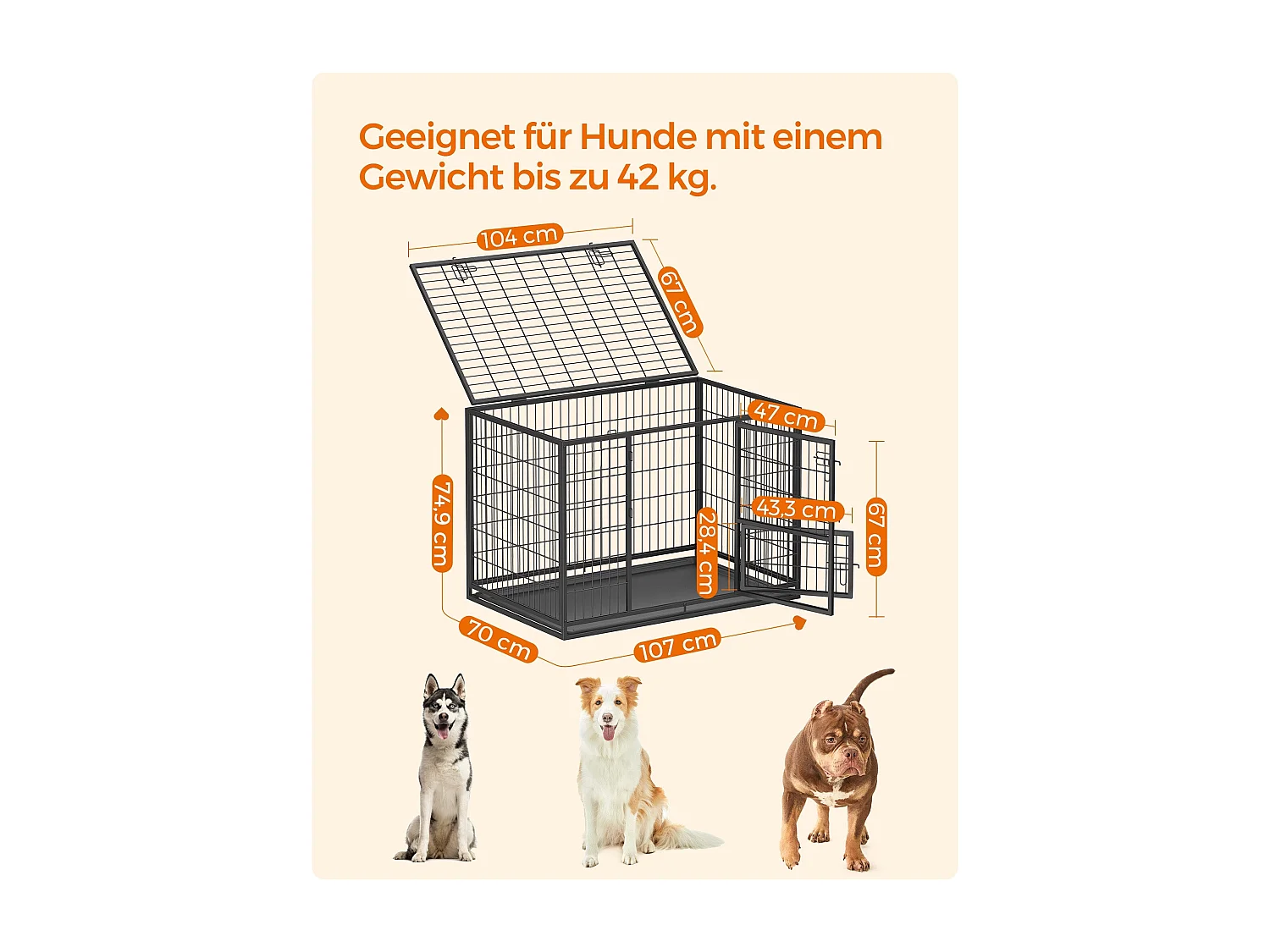 Hundekäfig Ampanavoana