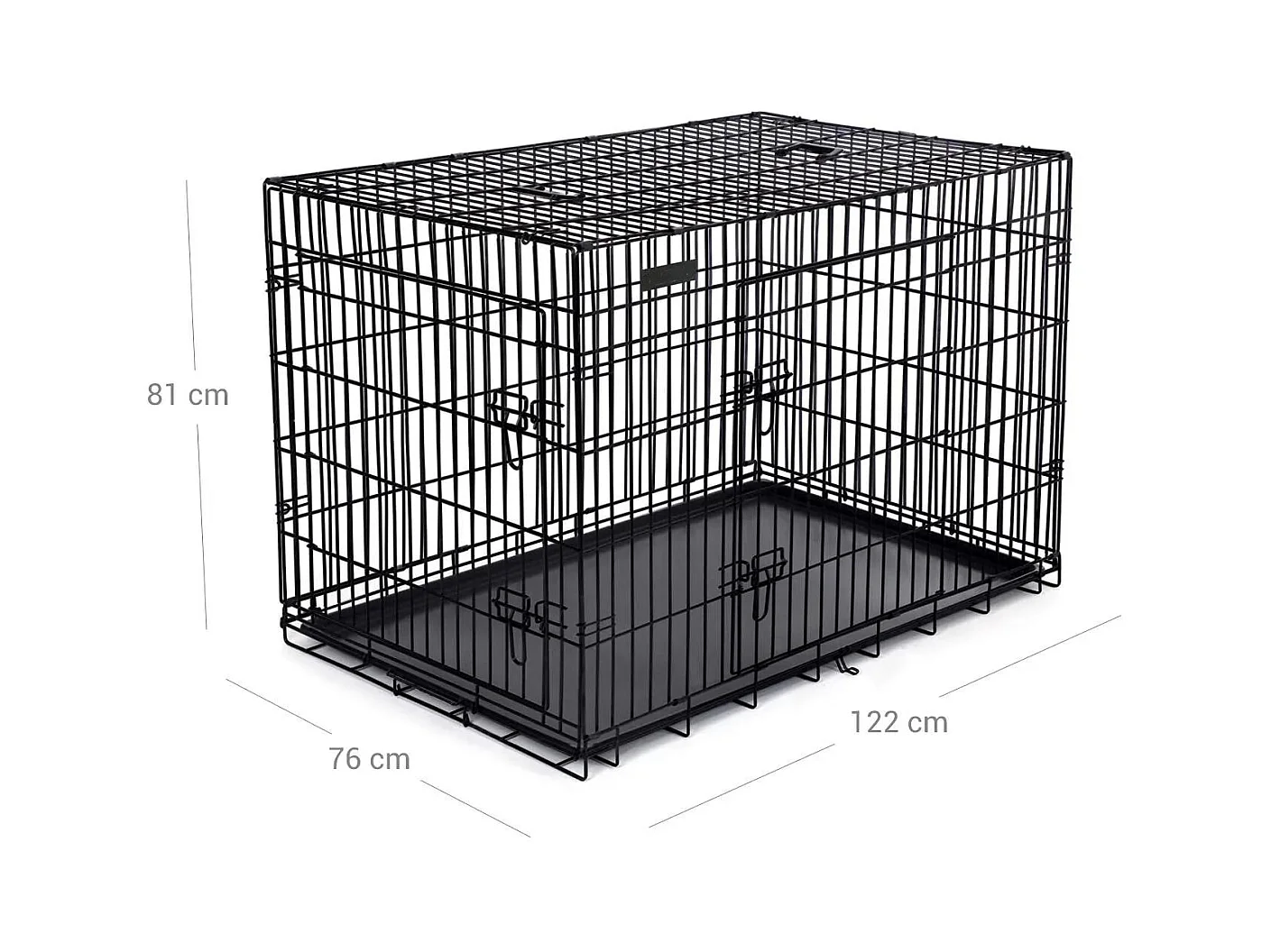 Hundekäfig Gitterkäfig Animoux