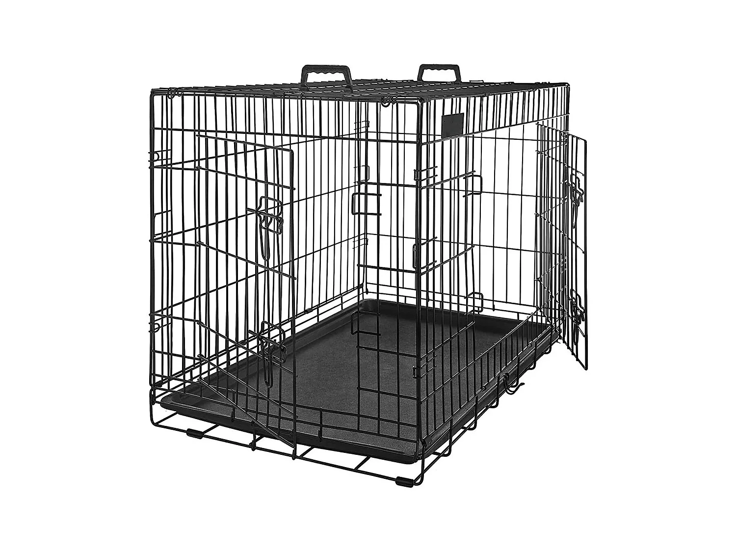 Hundekäfig Gitterkäfig Pawver