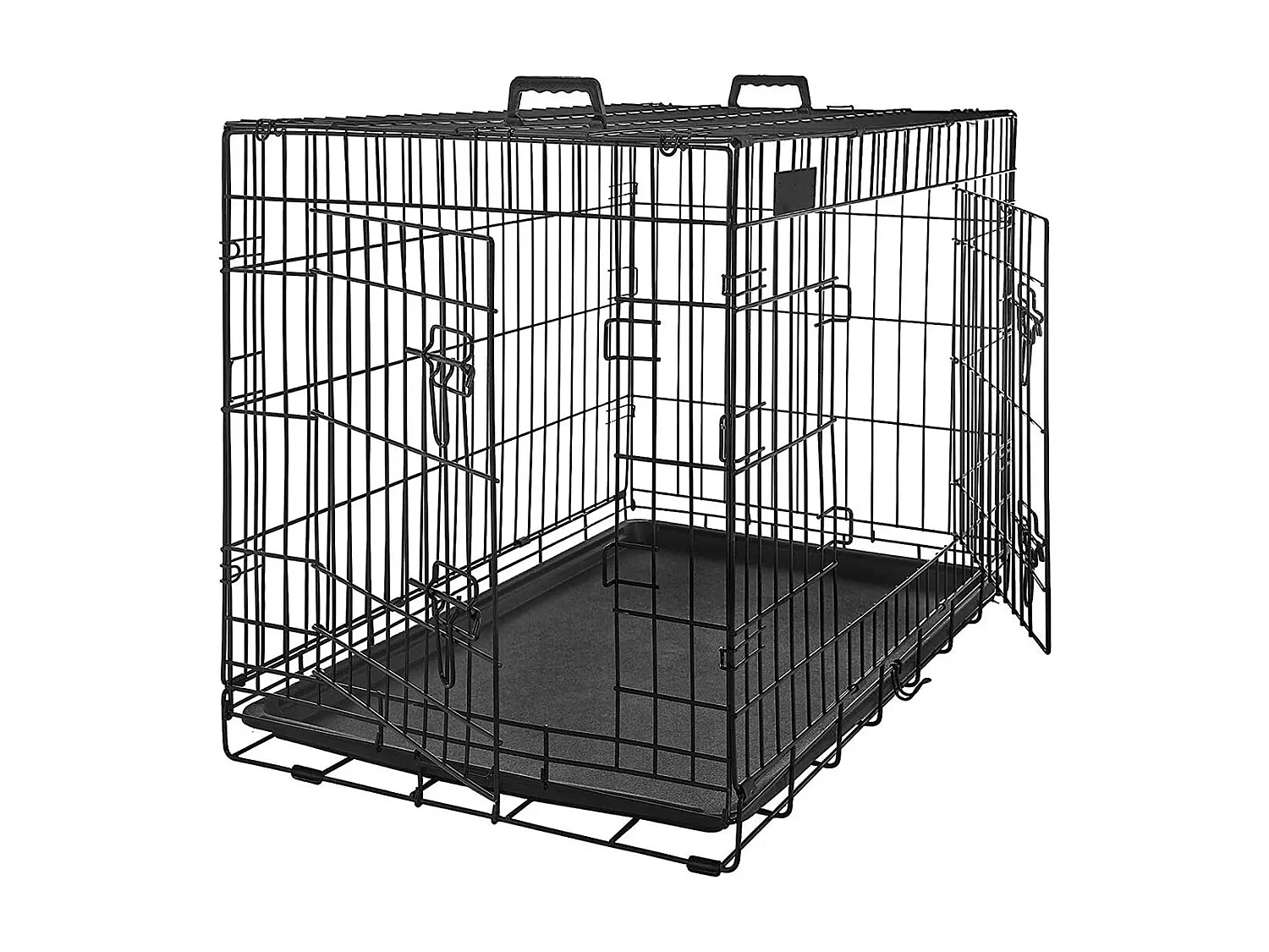 Hundekäfig Gitterkäfig Pawver