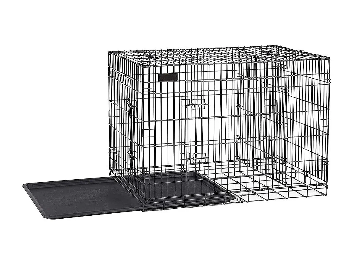 Hundekäfig Gitterkäfig Pawver