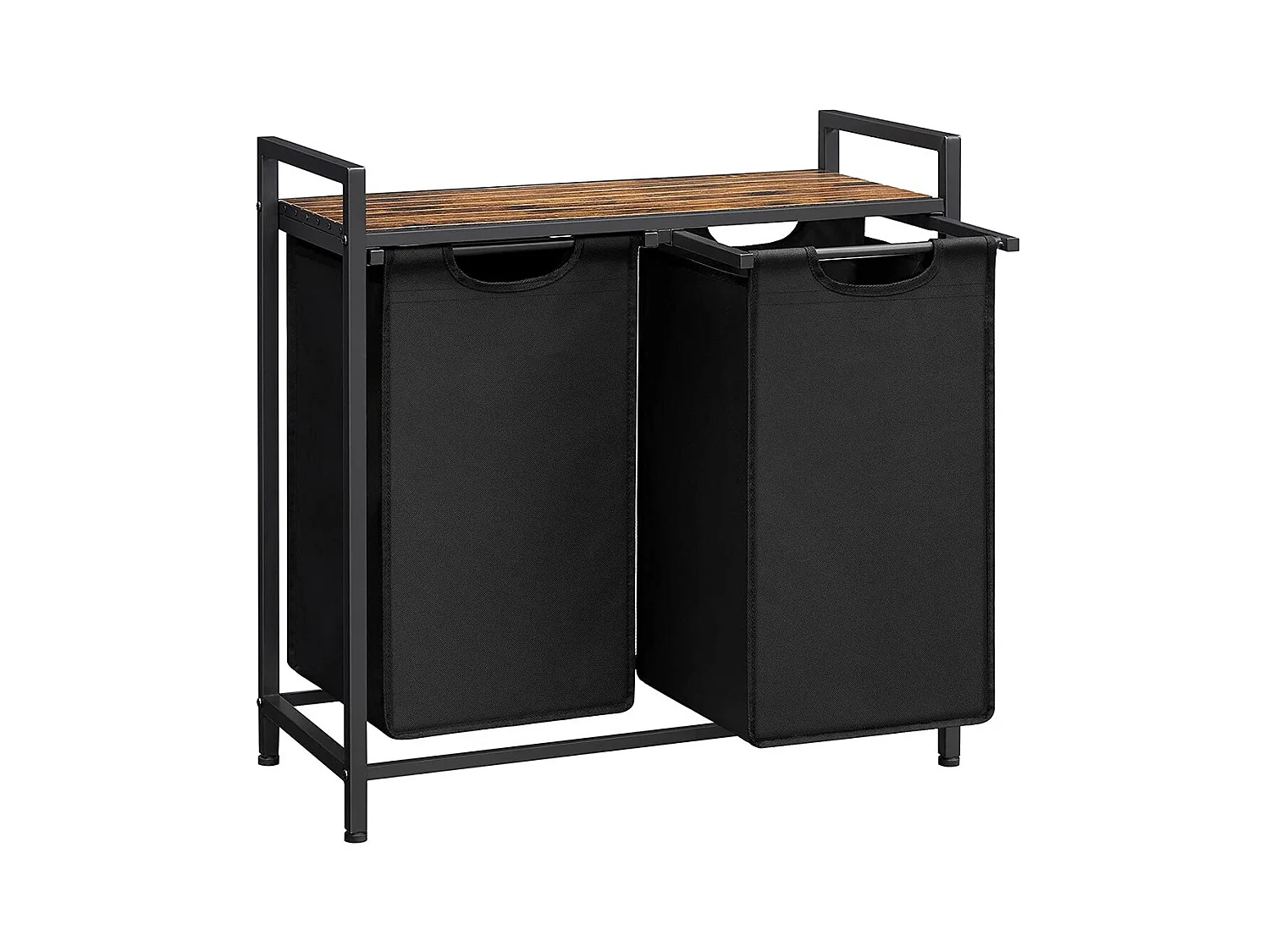 Wäschekorb mit ausziehbaren Wäschesäcken